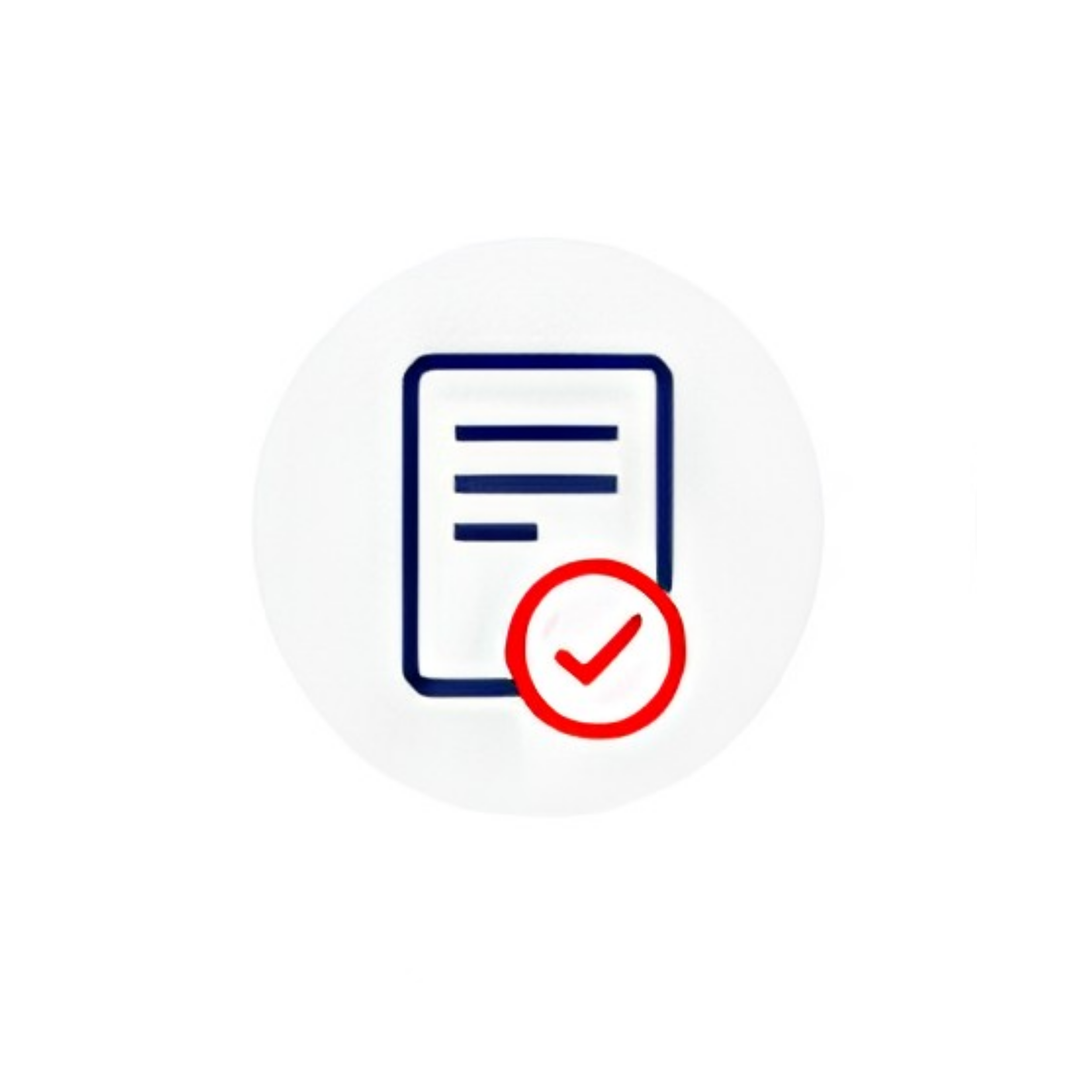 Terms and conditions icon representing website policies, agreements, and user guidelines.