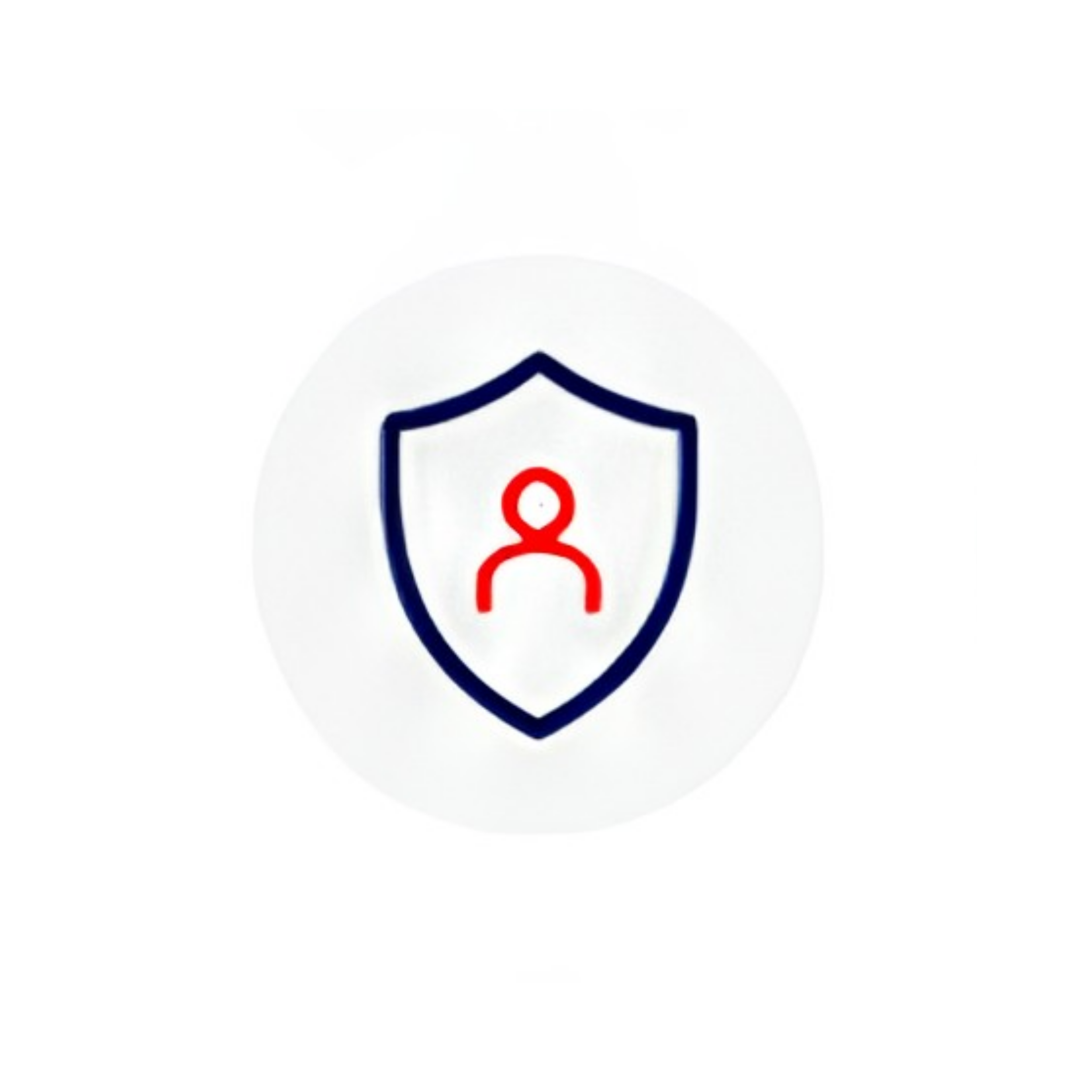 Privacy policy icon representing secure handling and protection of personal information on a website