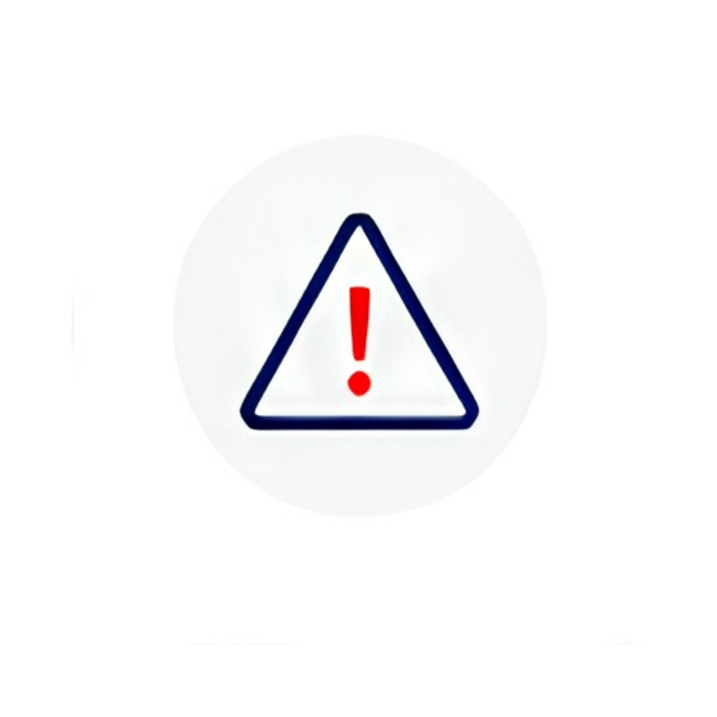 Disclaimer icon representing important legal information and financial service disclosures.