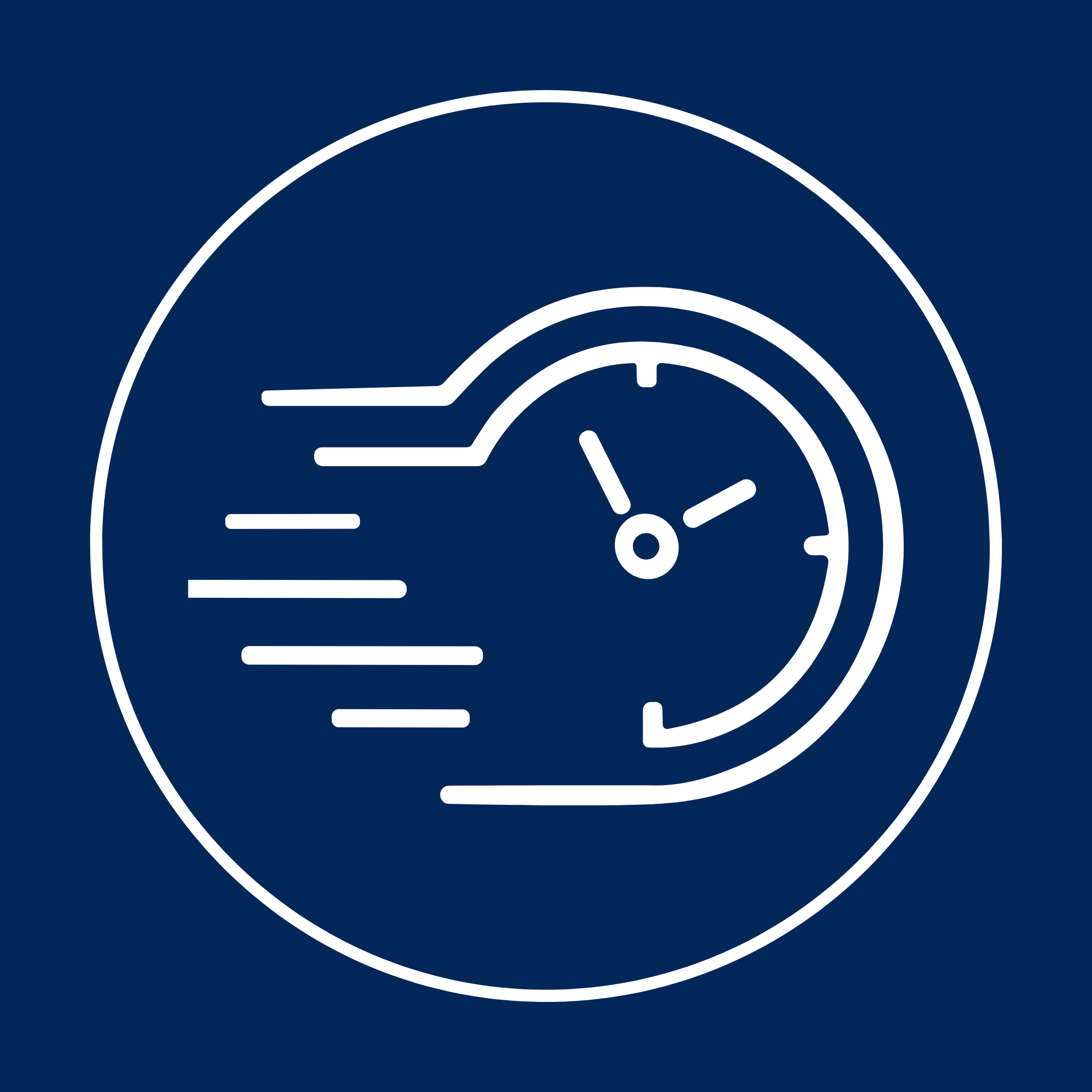 Speedometer icon representing a mortgage approach focused on thoughtful guidance and quality service rather than speed alone.