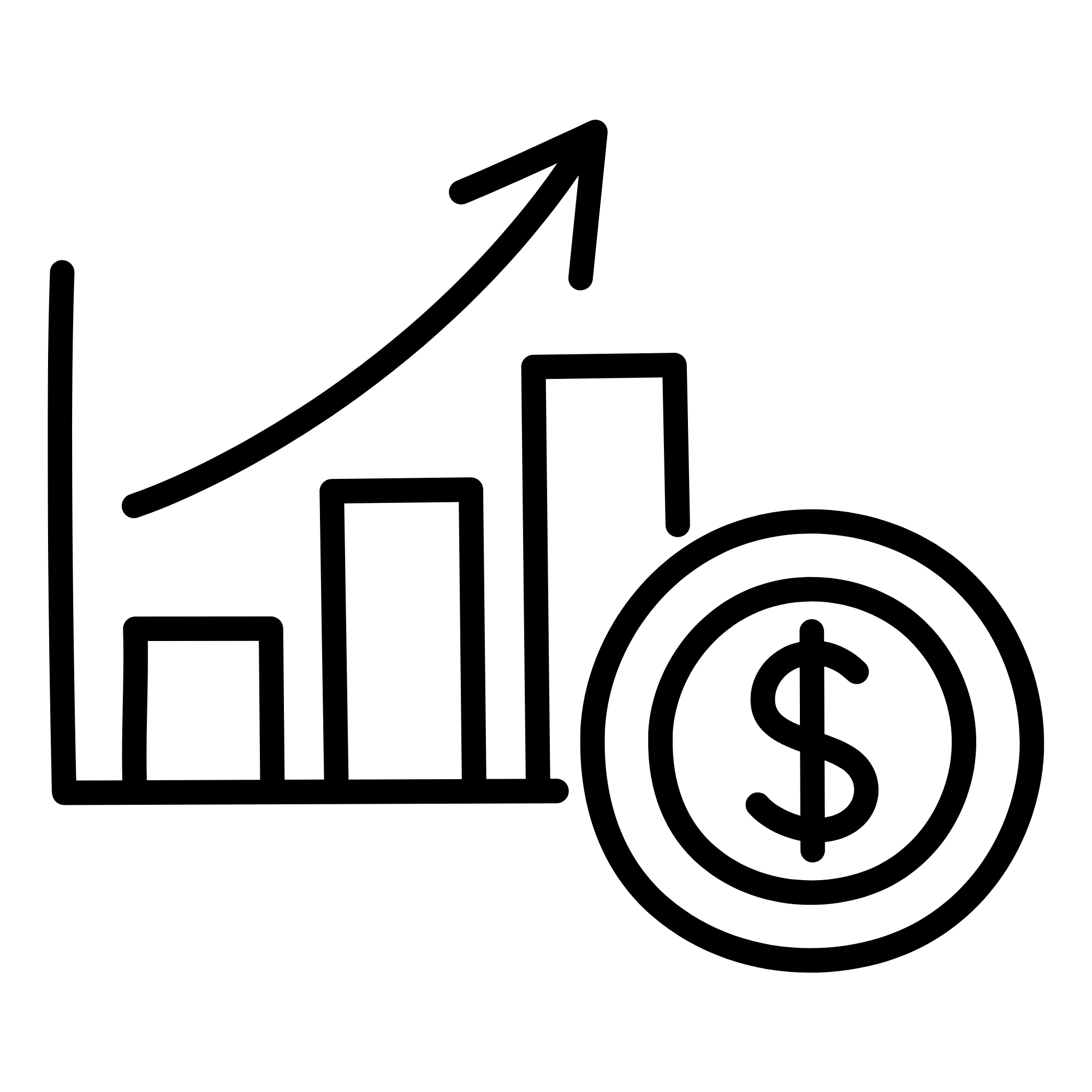 Investment property financing icon representing real estate investment loans and wealth-building strategies.