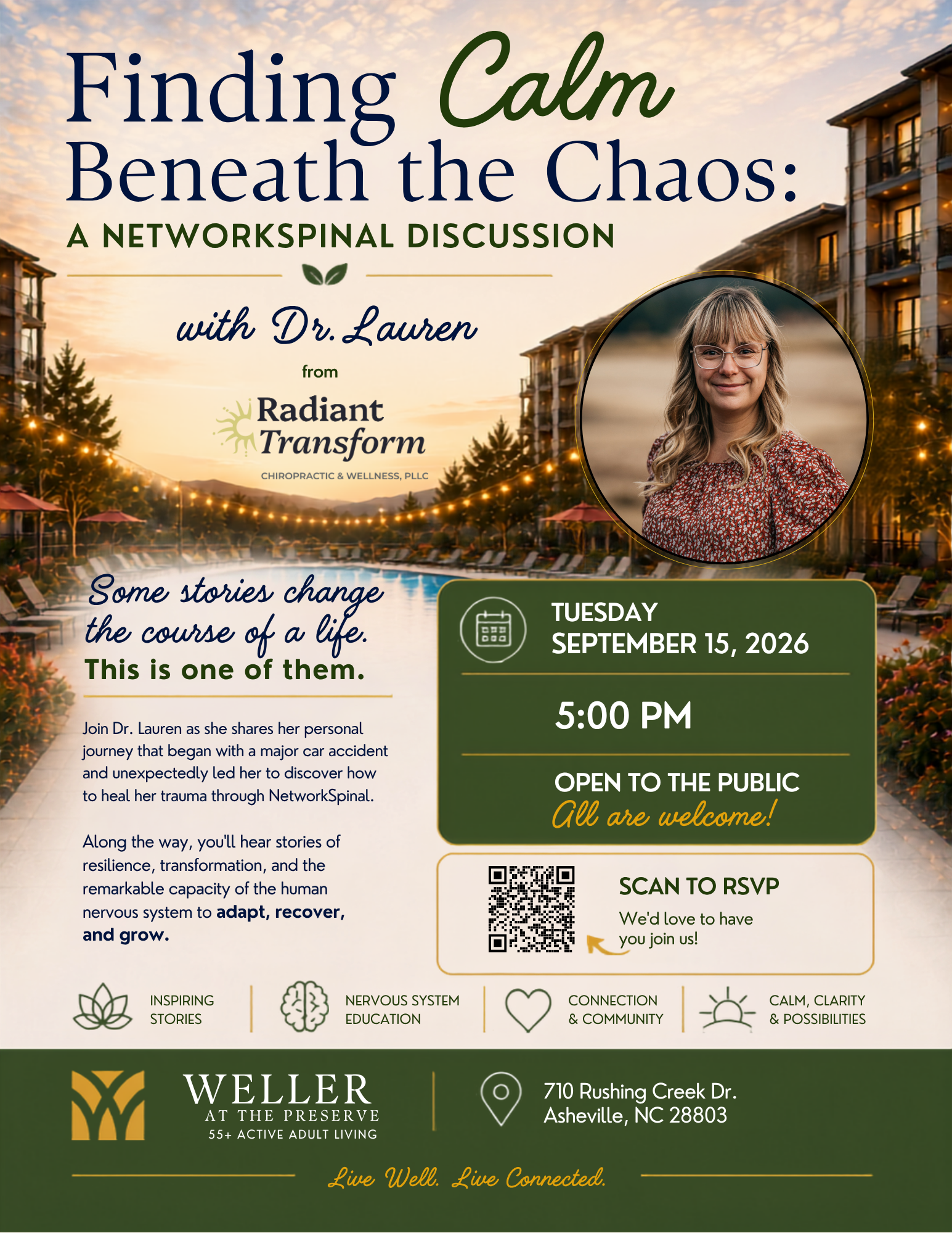 Finding Calm Beneath Chaos - NetworkSpinal Discussion @ Weller at the Preserve