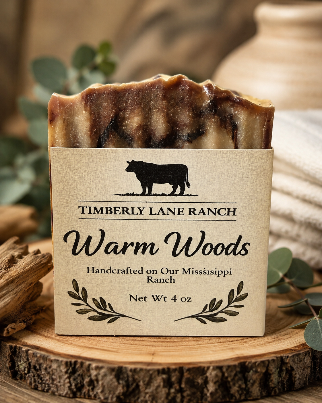 Warm Woods Artisan Soap