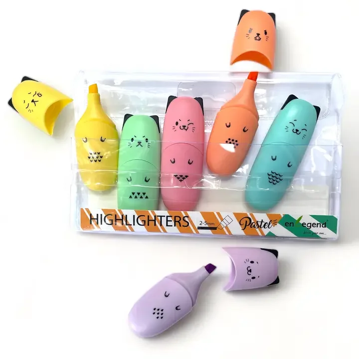 Mini Cat Highlighter Set