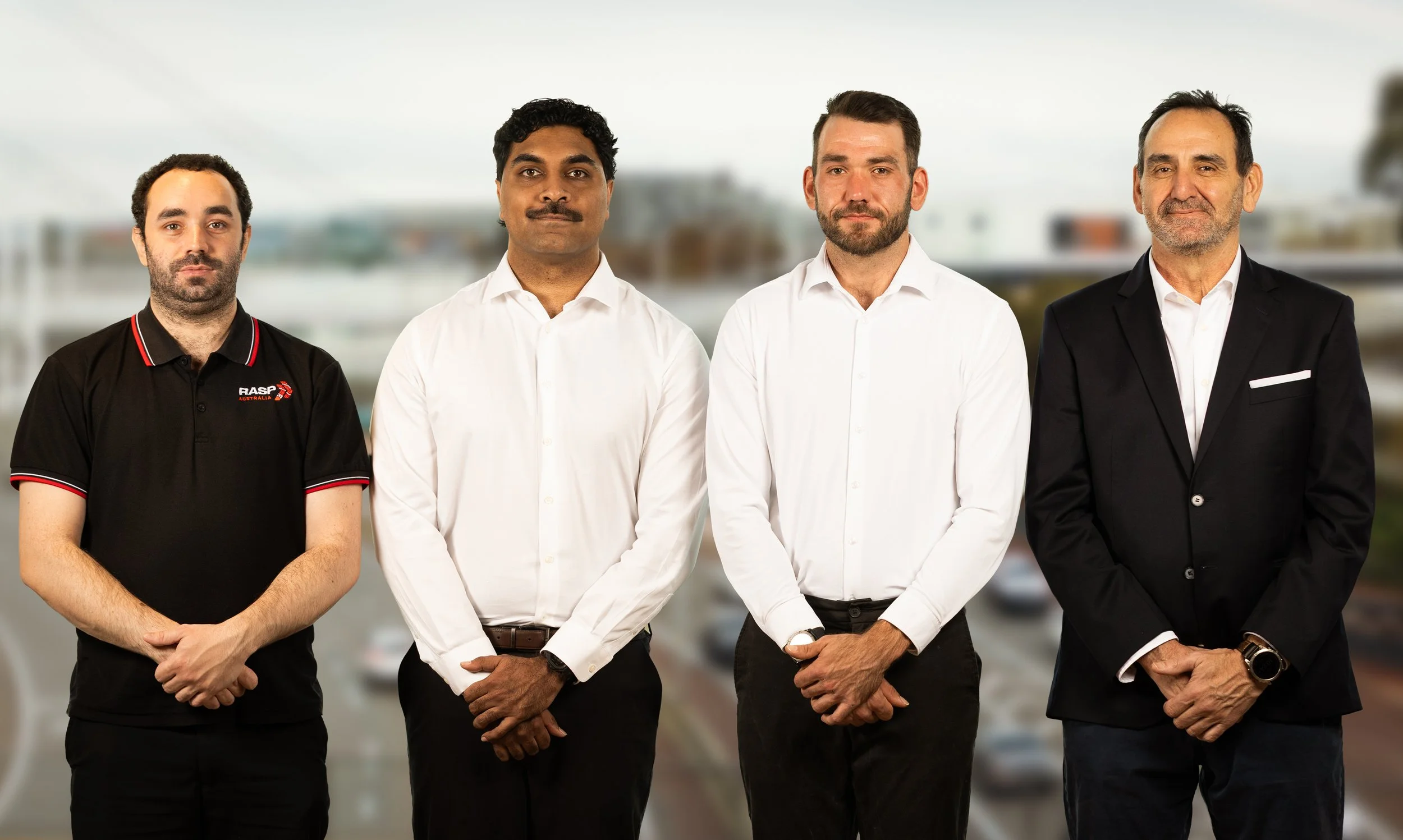 ADAPT trainees with Richard Tester
