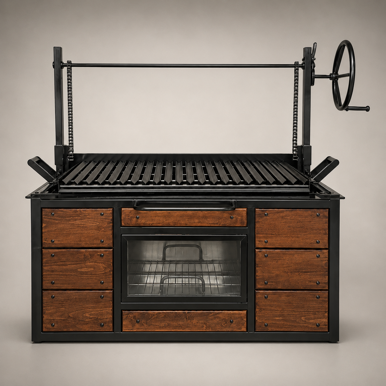 Asador ataúd en acero al carbón