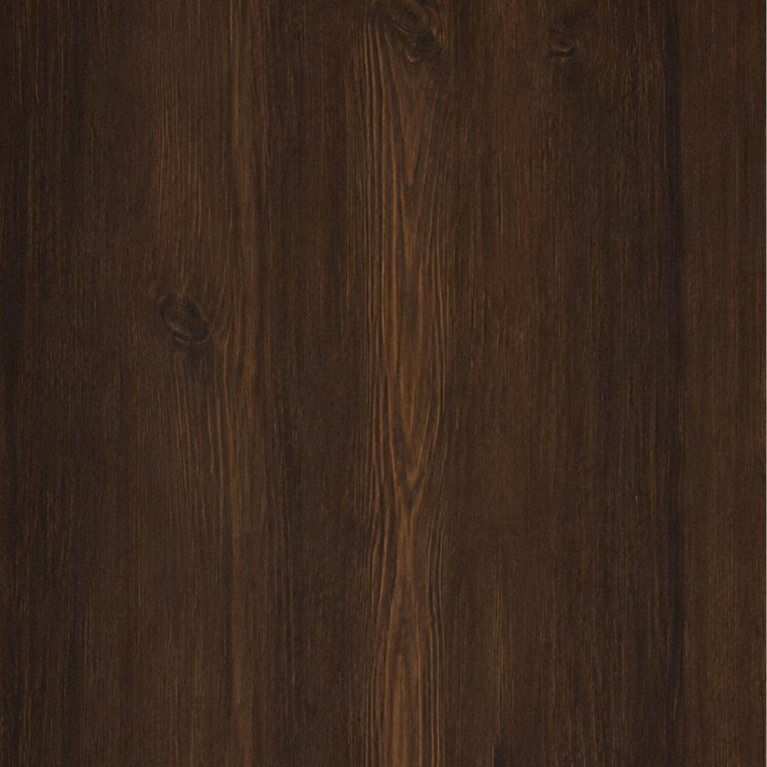 Superficie de madera oscura con veta visible.