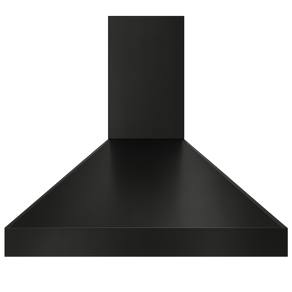 Un aparato de cocina negro, probablemente una cafetera espresso de siluetaminimalista, con un tubo de salida y una base plana.