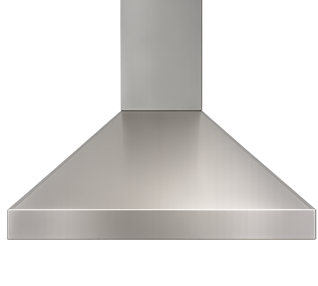 Extractor de grasa de cocina de acero inoxidable.