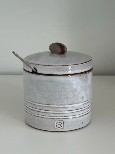 Lidded Stoneware Canister