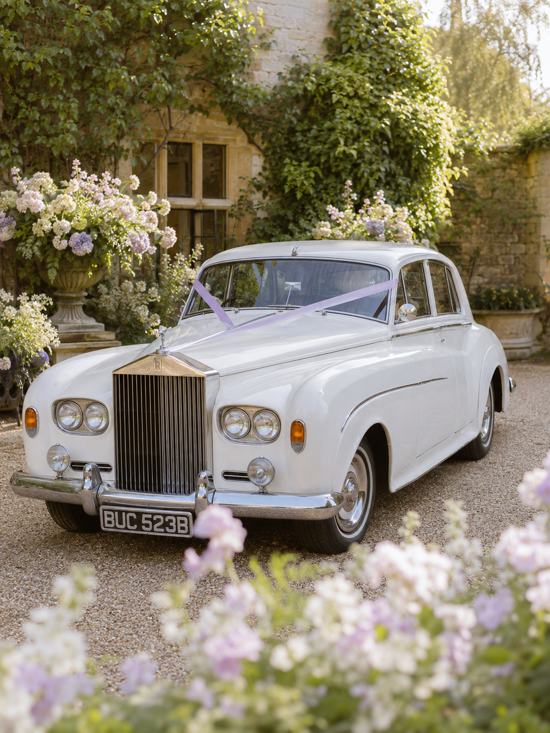 Earl 1964 Rolls-Royce Silver Cloud wedding car hire in West Sussex