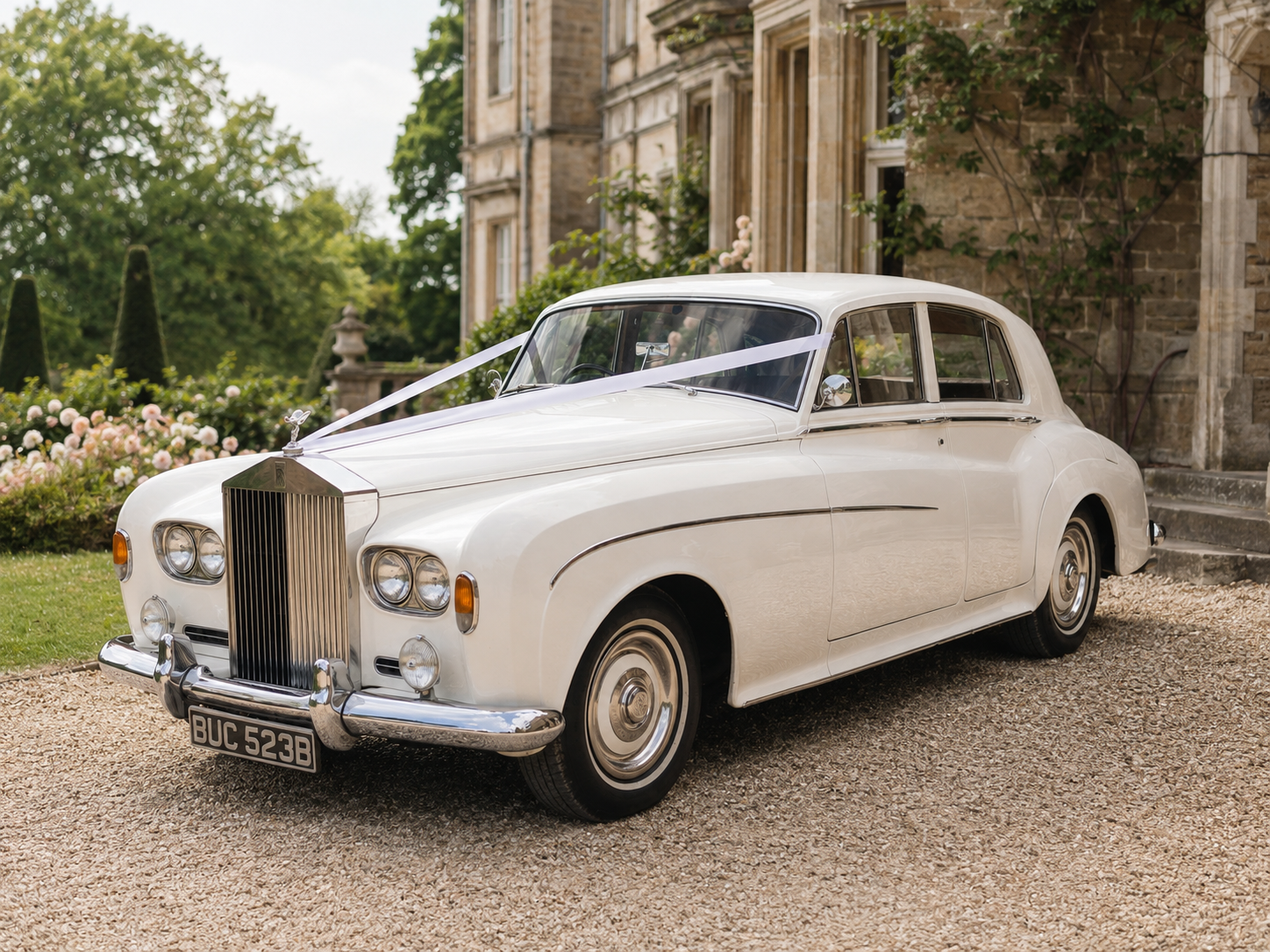 Earl 1964 Rolls-Royce Silver Cloud wedding car hire in West Sussex