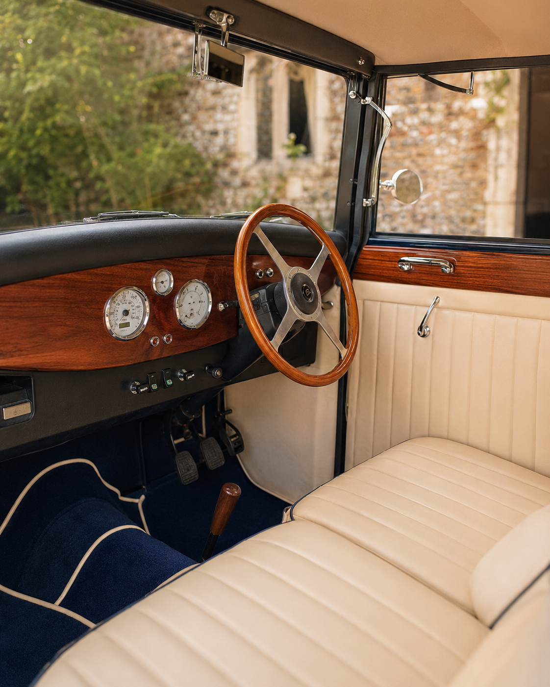 Bertie interior west sussex classic wedding cars 4.png