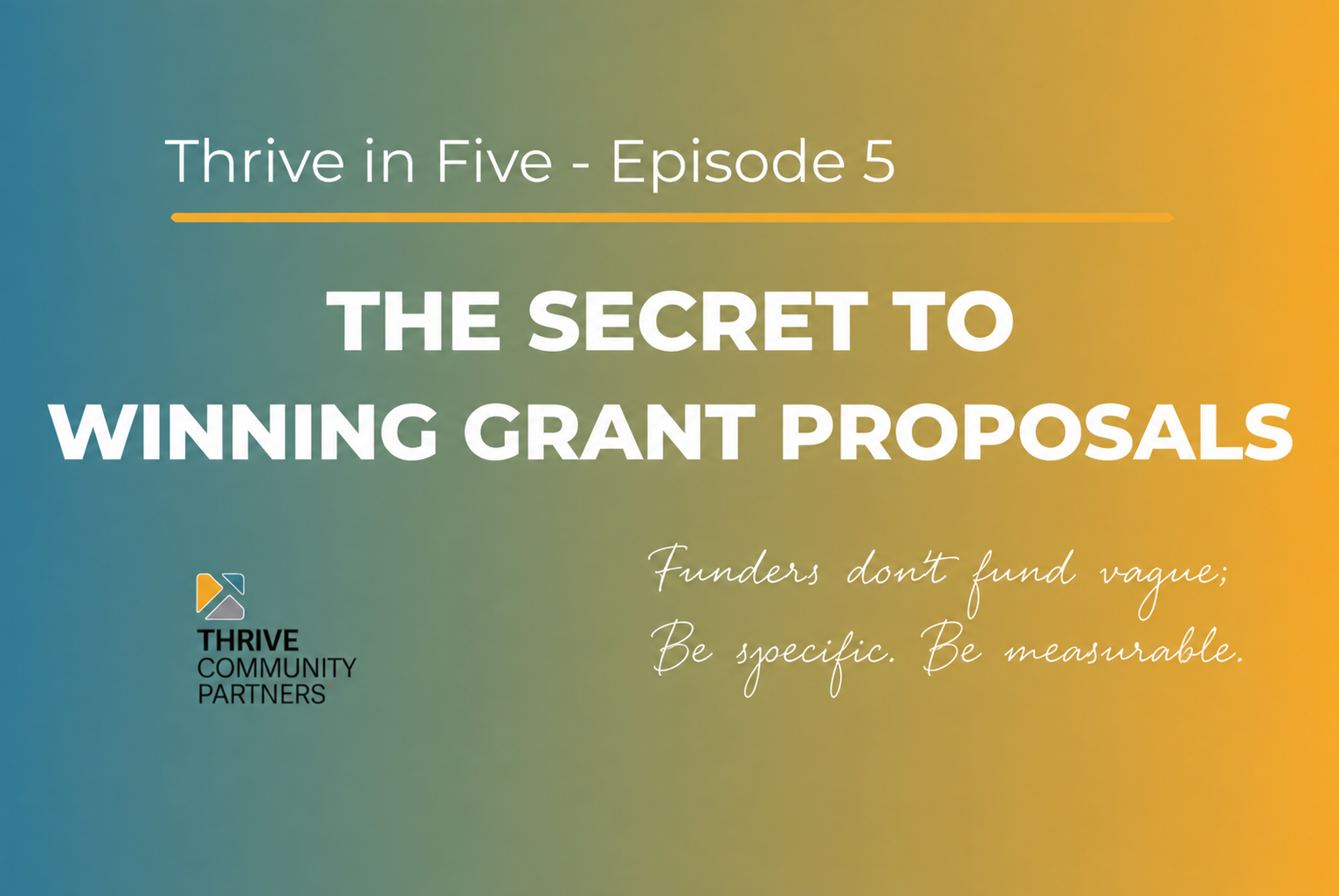 Specificity Can Make or Break Your Grant Proposal