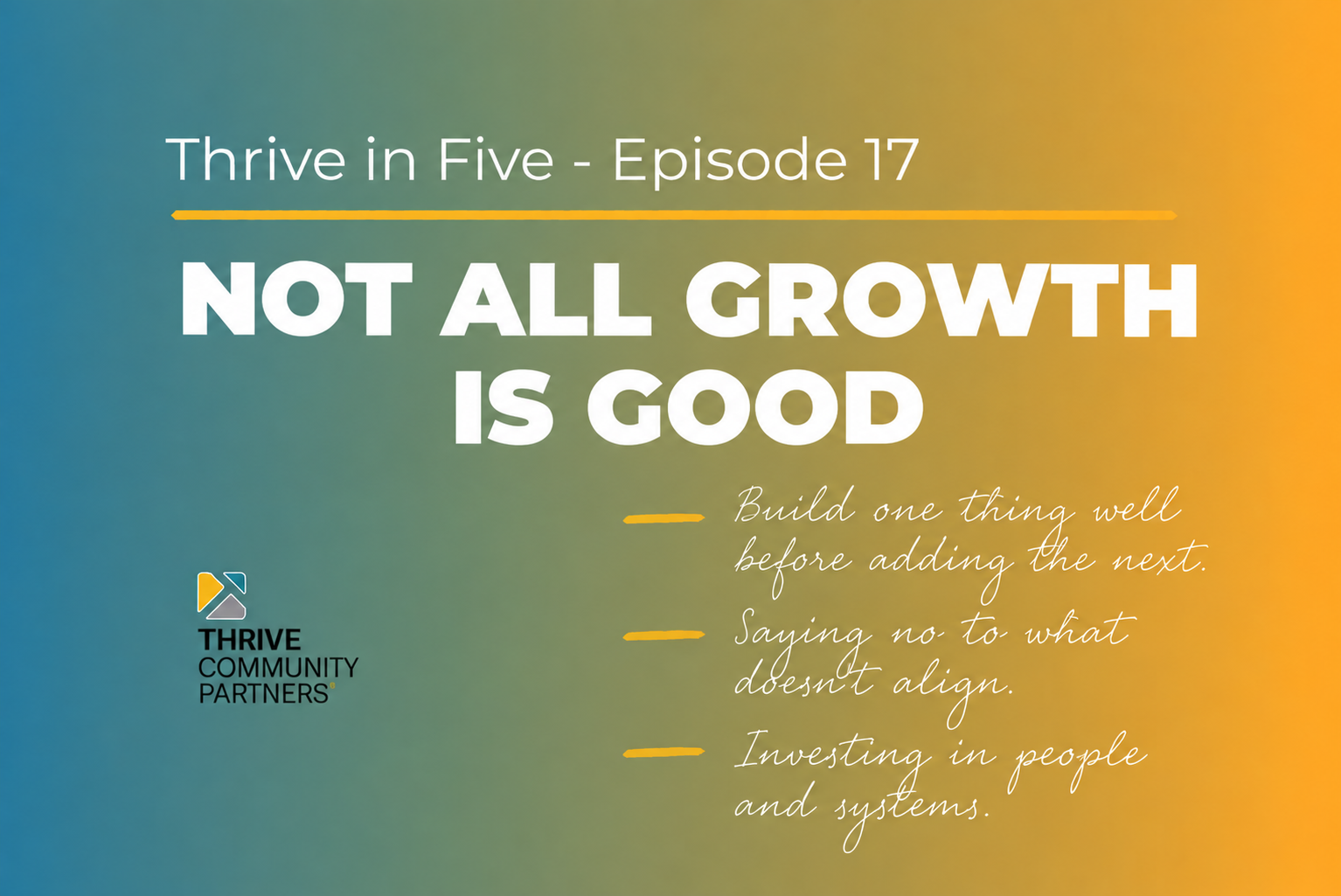 Not All Growth Is Good Growth