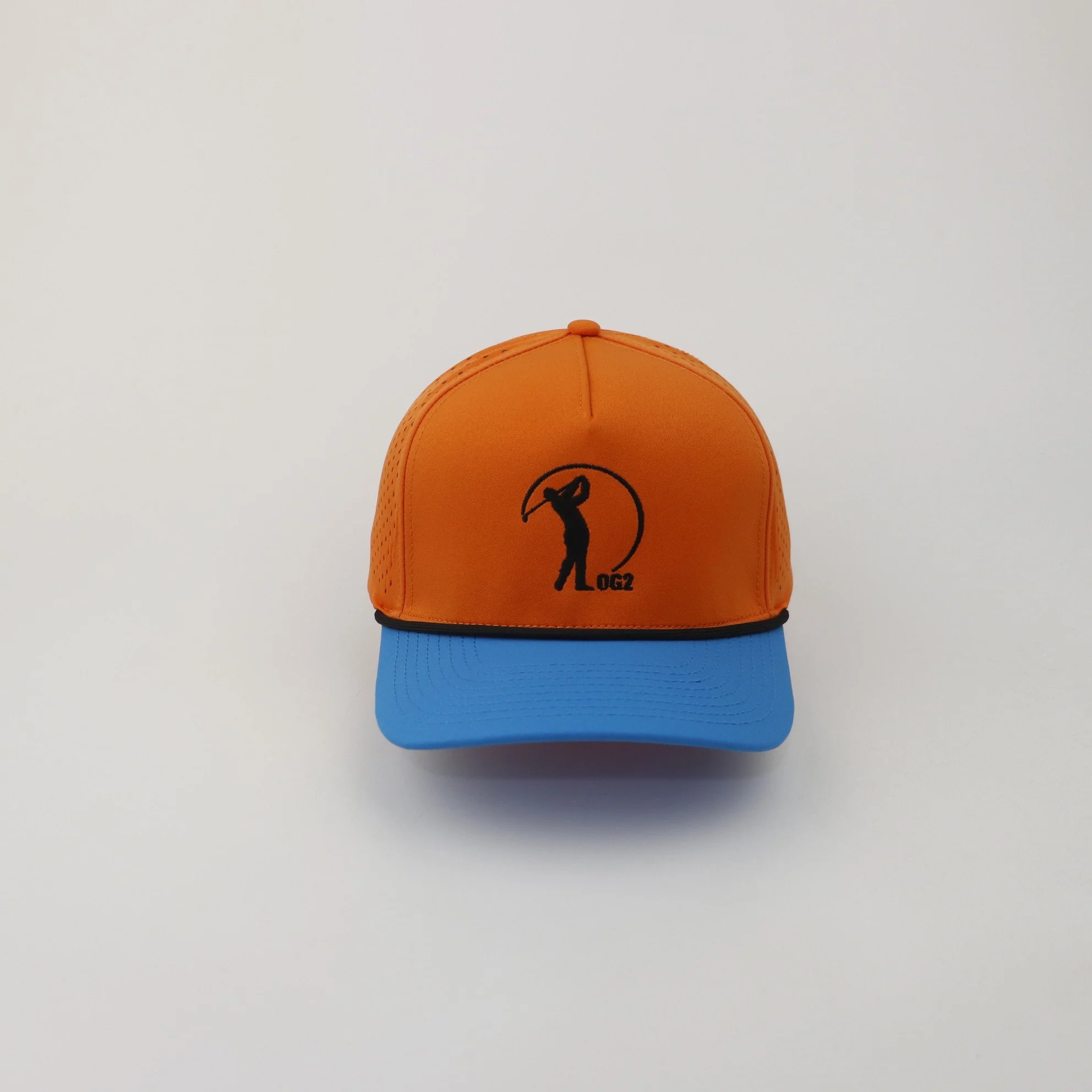 Two-Tone Golfer Logo Cap
