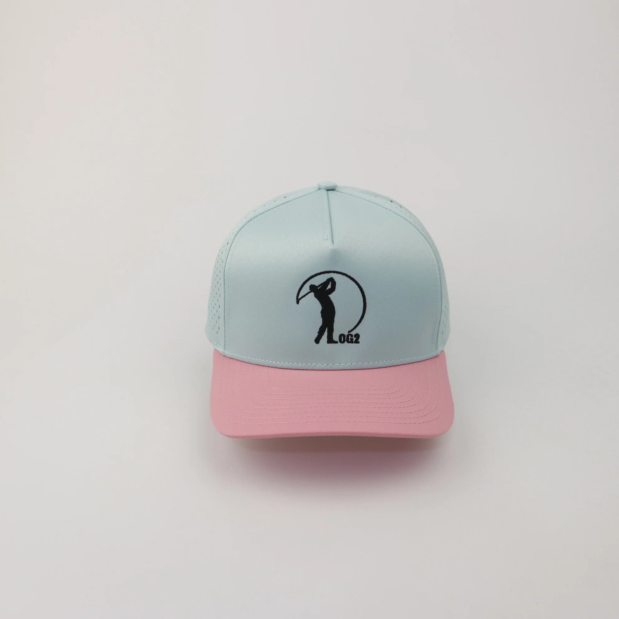 Two-Tone Golfer Logo Cap