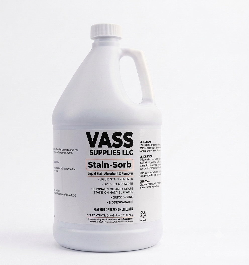 Stain-Sorb Liquid Stain Absorbent & Remover( 5 gal )