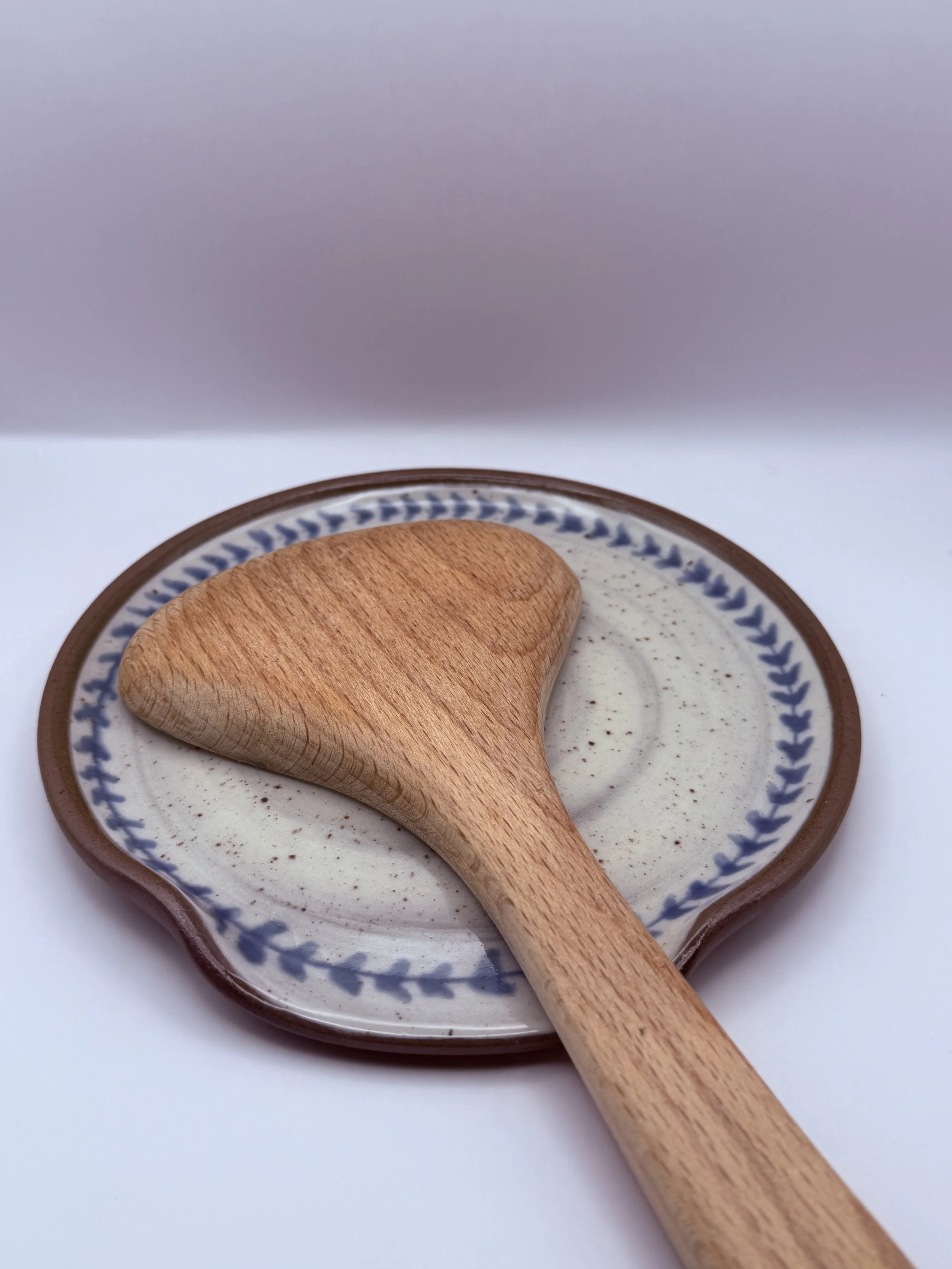 Spoon Rest- Light Blue design