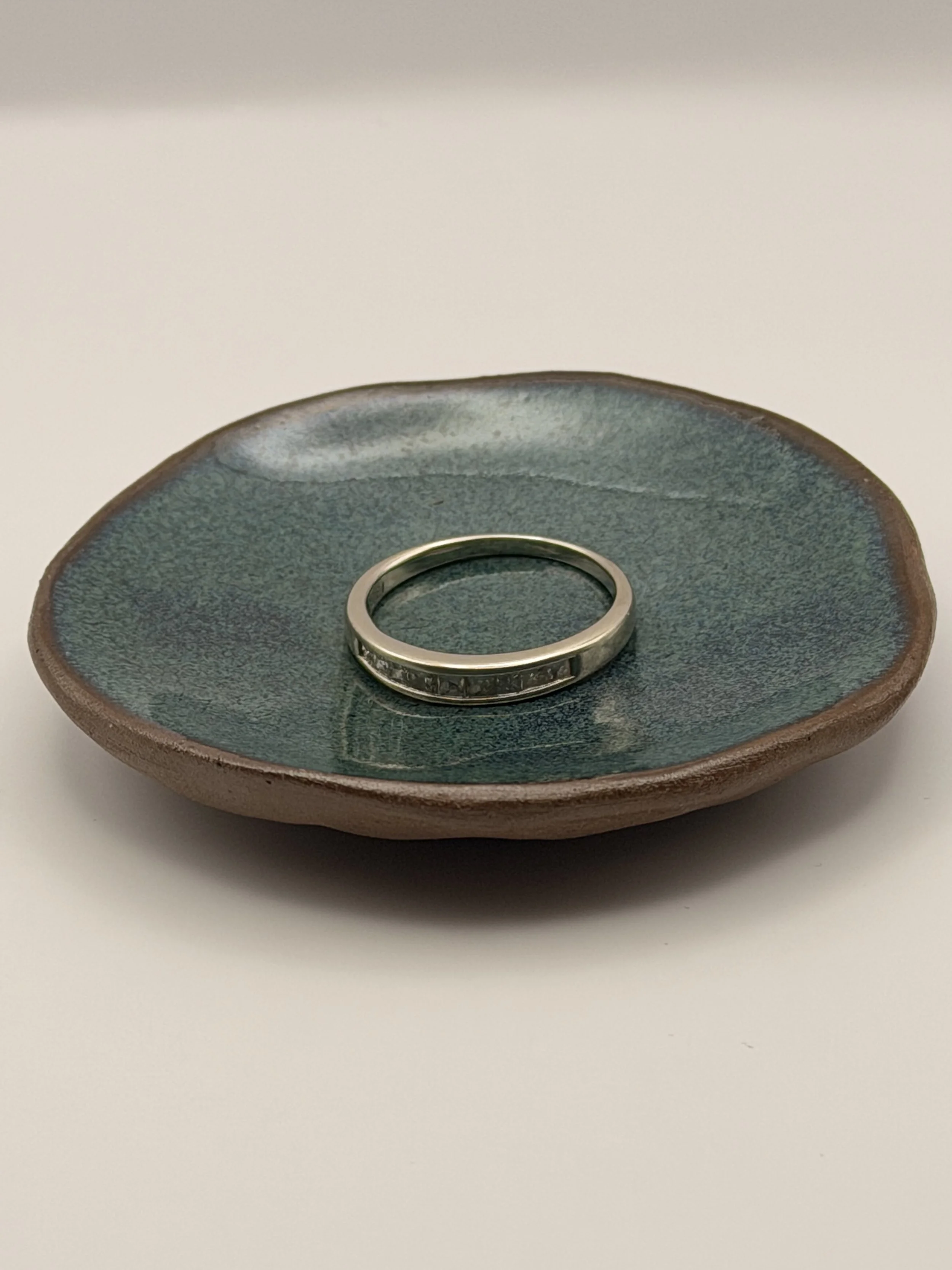 Tiny trinket dish- Deep teal