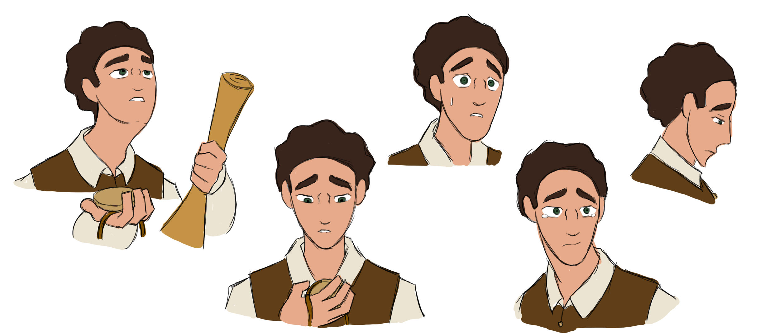 Sea Explorer (young) - Expressions Sheet