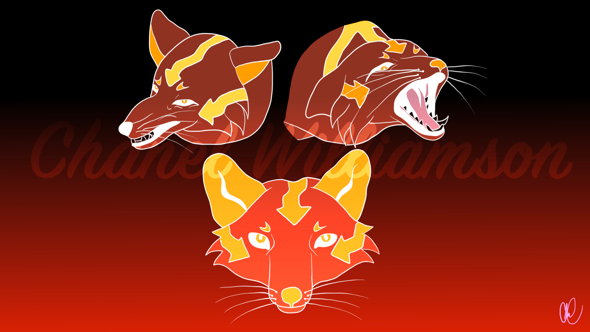 [Kael] Fox Companion  - Expressions Sheet