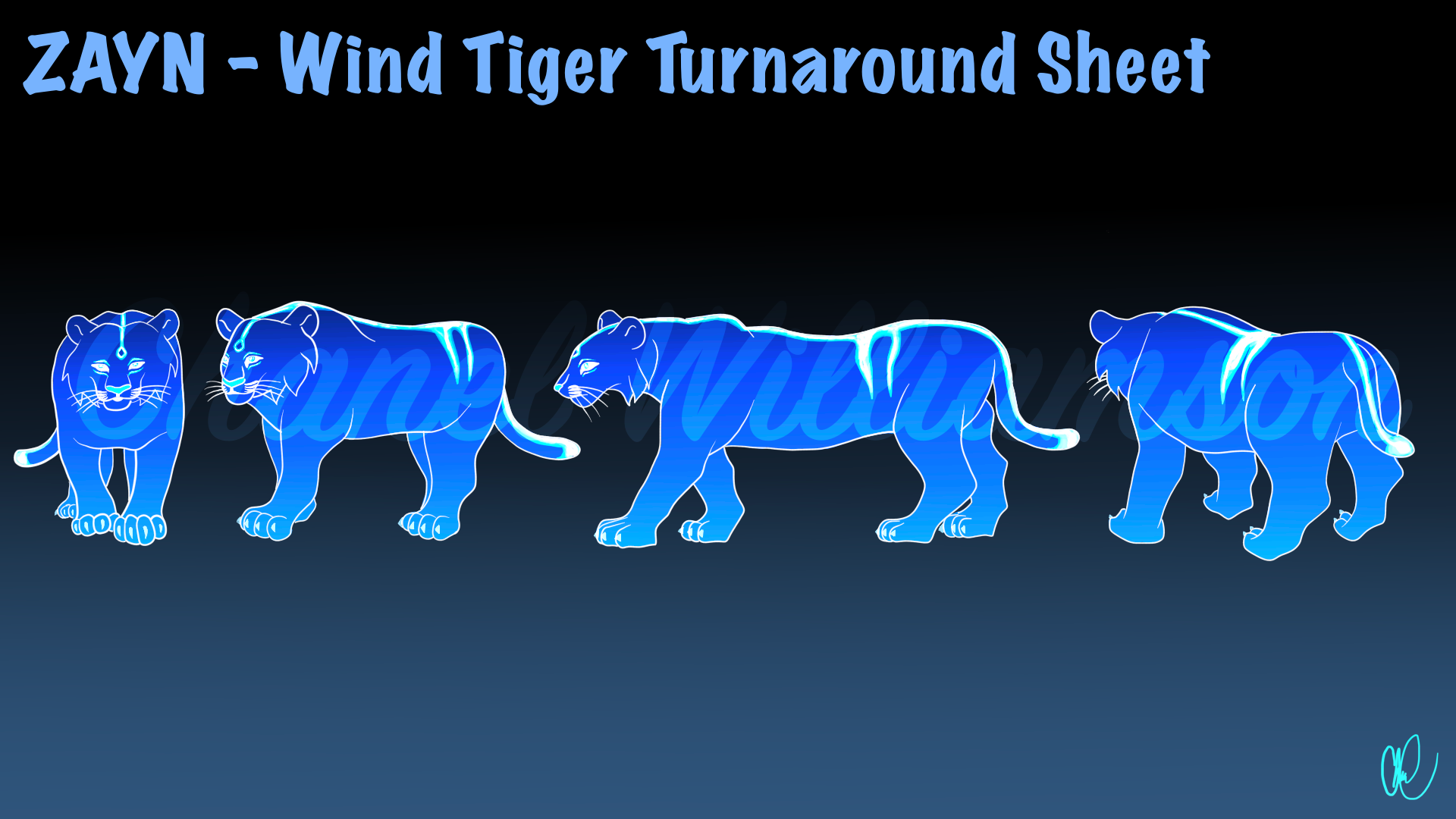[Zayn] Tiger Companion - Turnaround Sheet