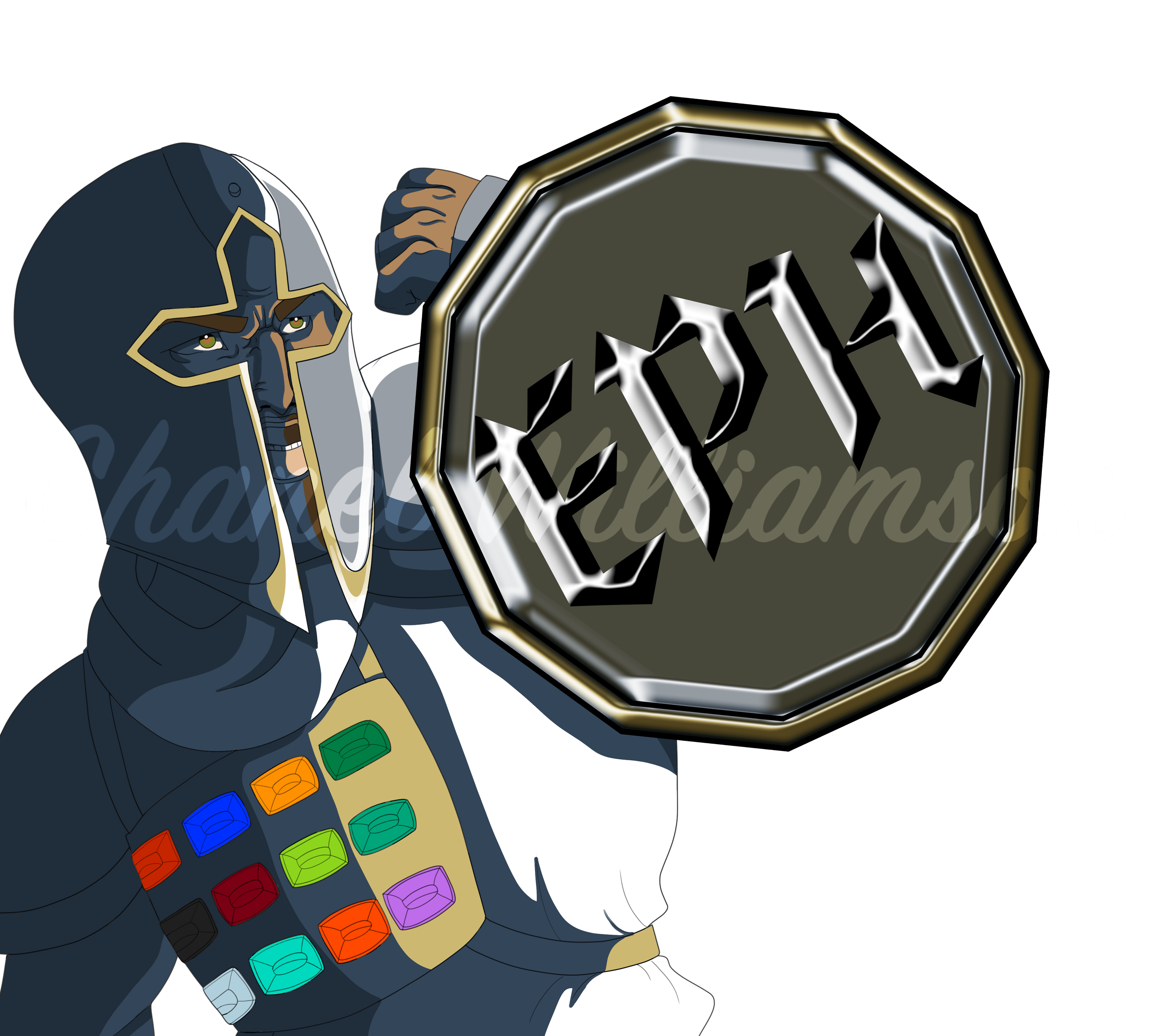 Drunkard Man - Armor and Shield Concept