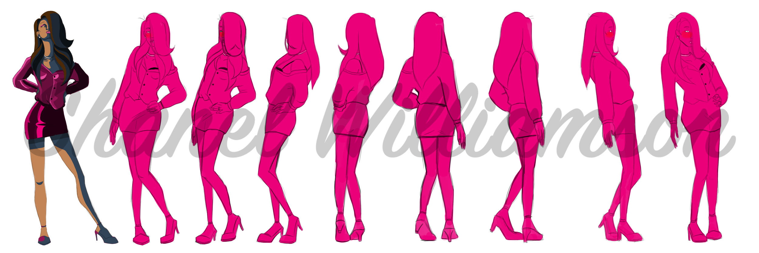 Adulterous Woman - Turnaround Sheet