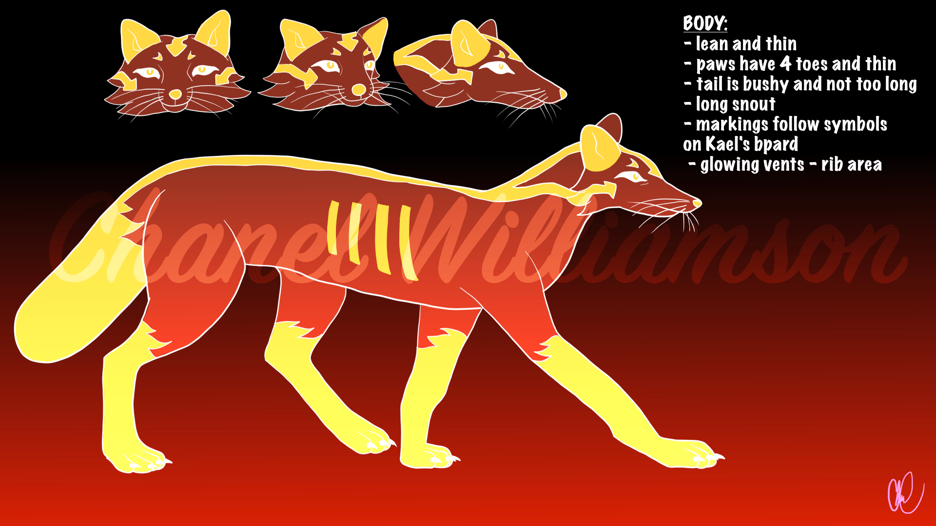 [Kael] Fox Companion  - Side View