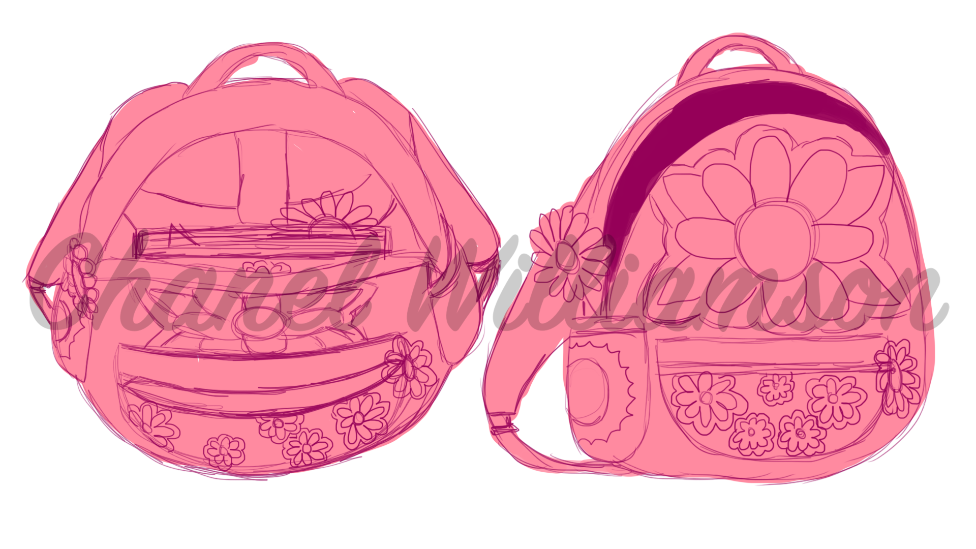 Amaryllis - Bookbag Design Concept