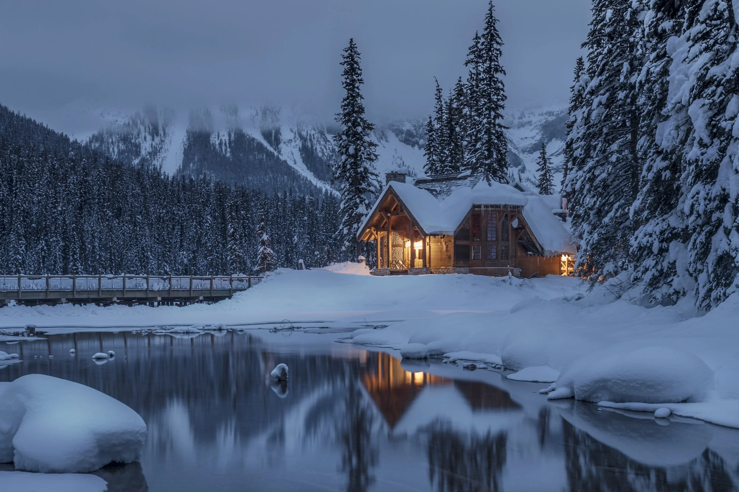 Cabin at Emerald Lake