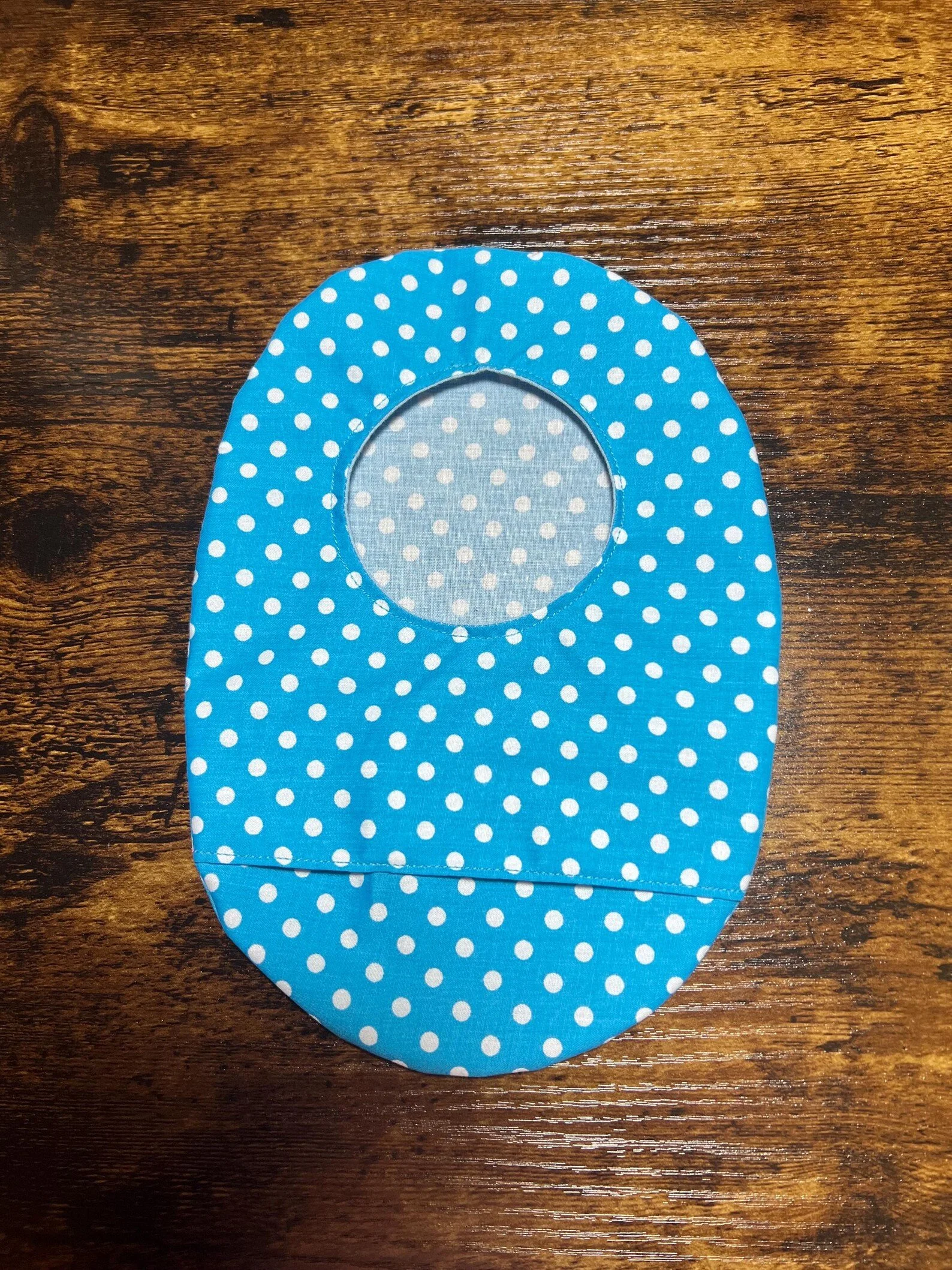 Stoma Bag Covers (Polka Dot Blue)