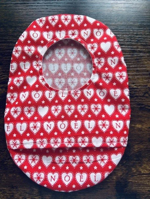 Stoma Bag Covers (Noel Hearts)