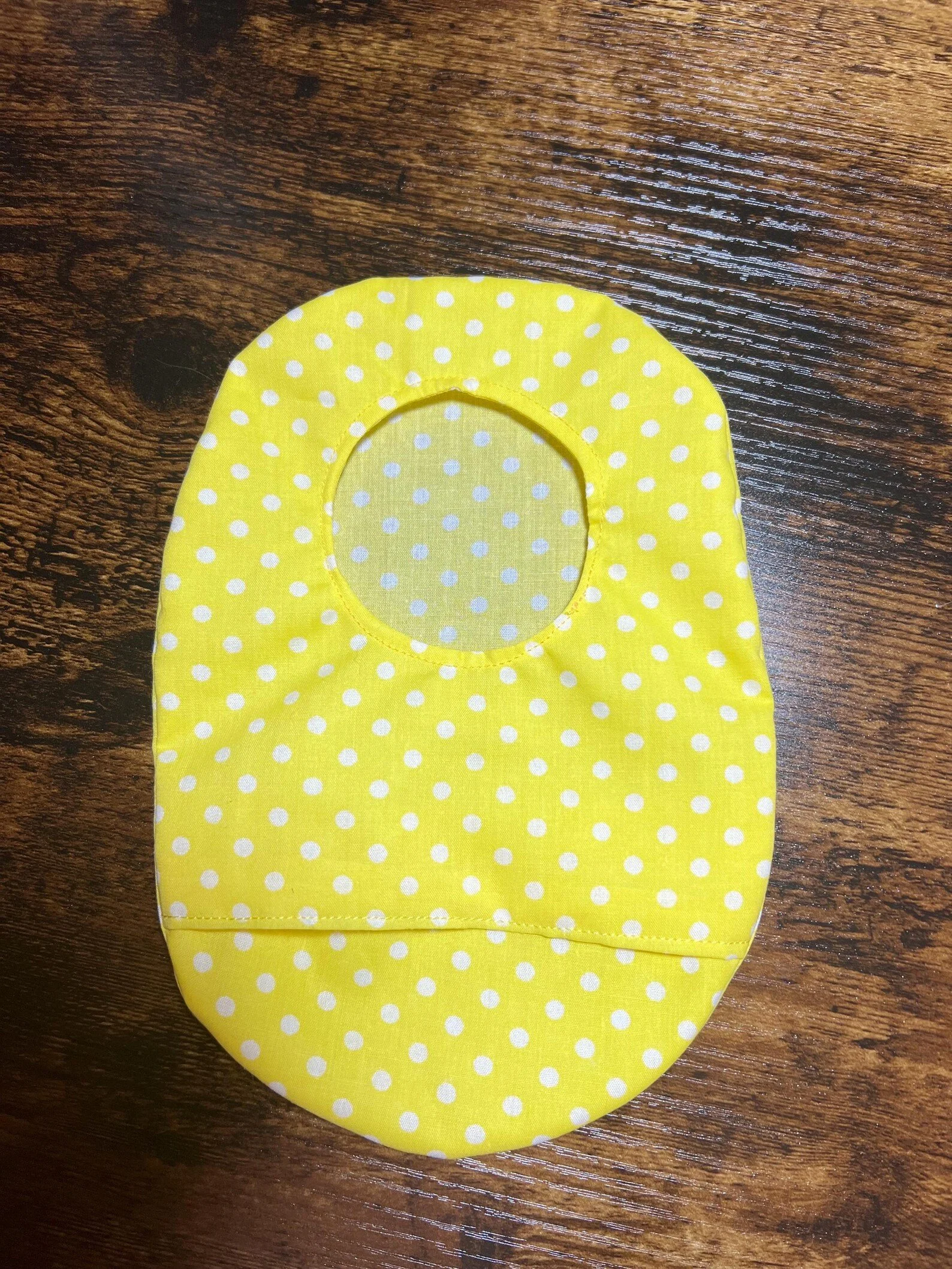 Stoma Bag Covers (Polka Dot Yellow)