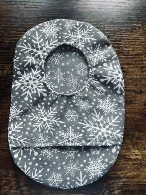 Stoma Bag Covers (Silver Snowflake)