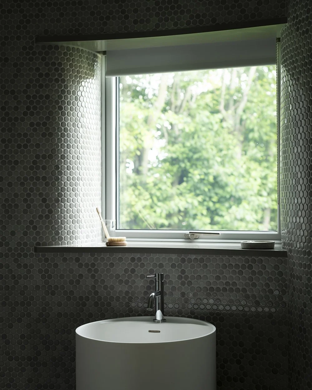 interior design of guest bathroom