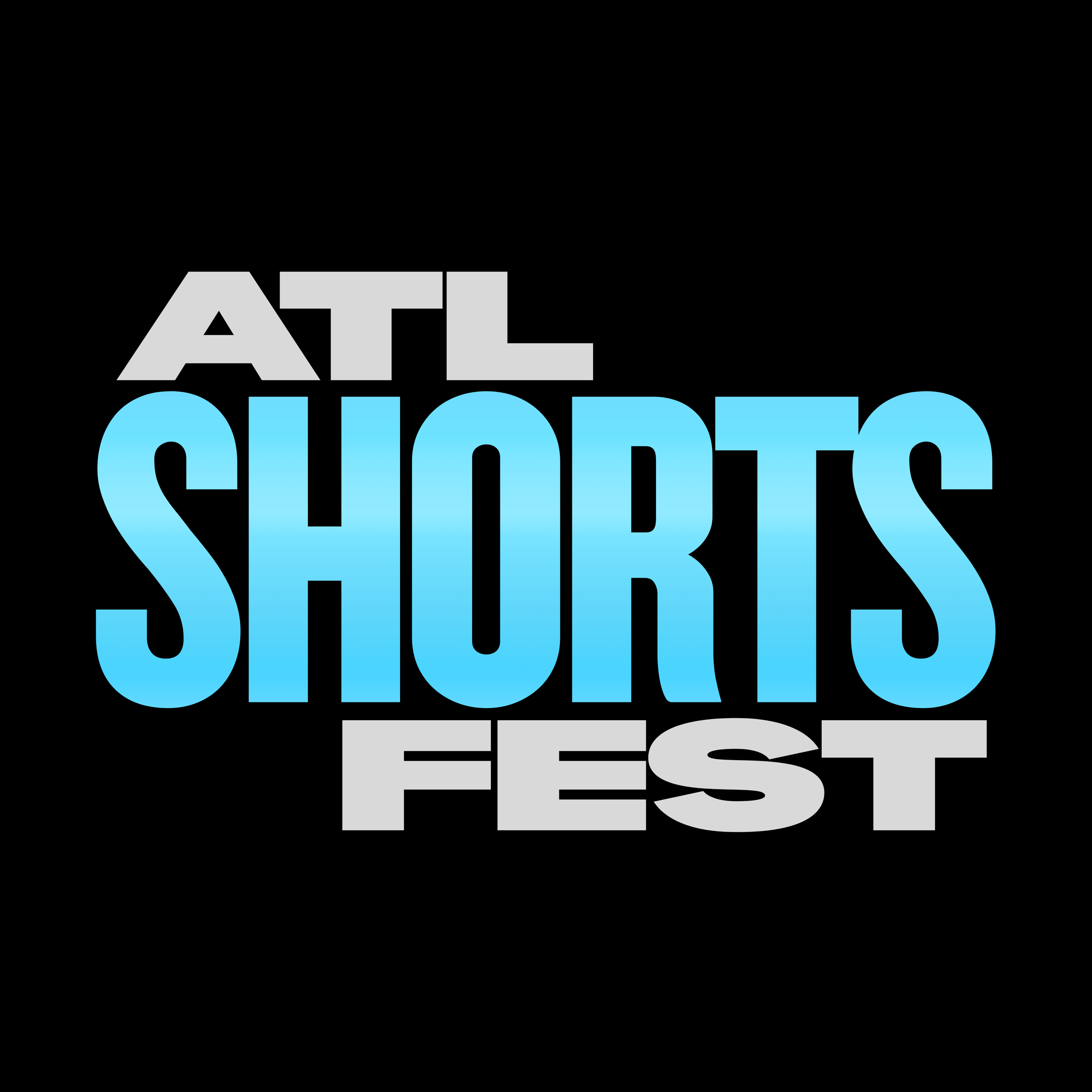 Text saying 'The ATL Difference' with 'ATL' in large gray and blue letters and 'Difference' in smaller blue letters on a black background.