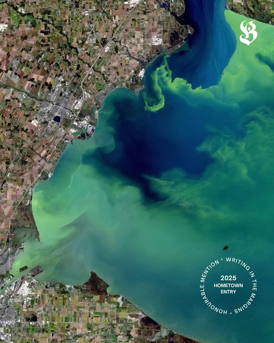 Our 2025 Writing in the Margins Hometown Entry winner.

Carla Harris&rsquo; poem, &ldquo;The Windsor-Essex Lakes are the Victim of This Party&rdquo; talks about harmful algal bloom as a consequence of climate change compounded by the inaction of the 