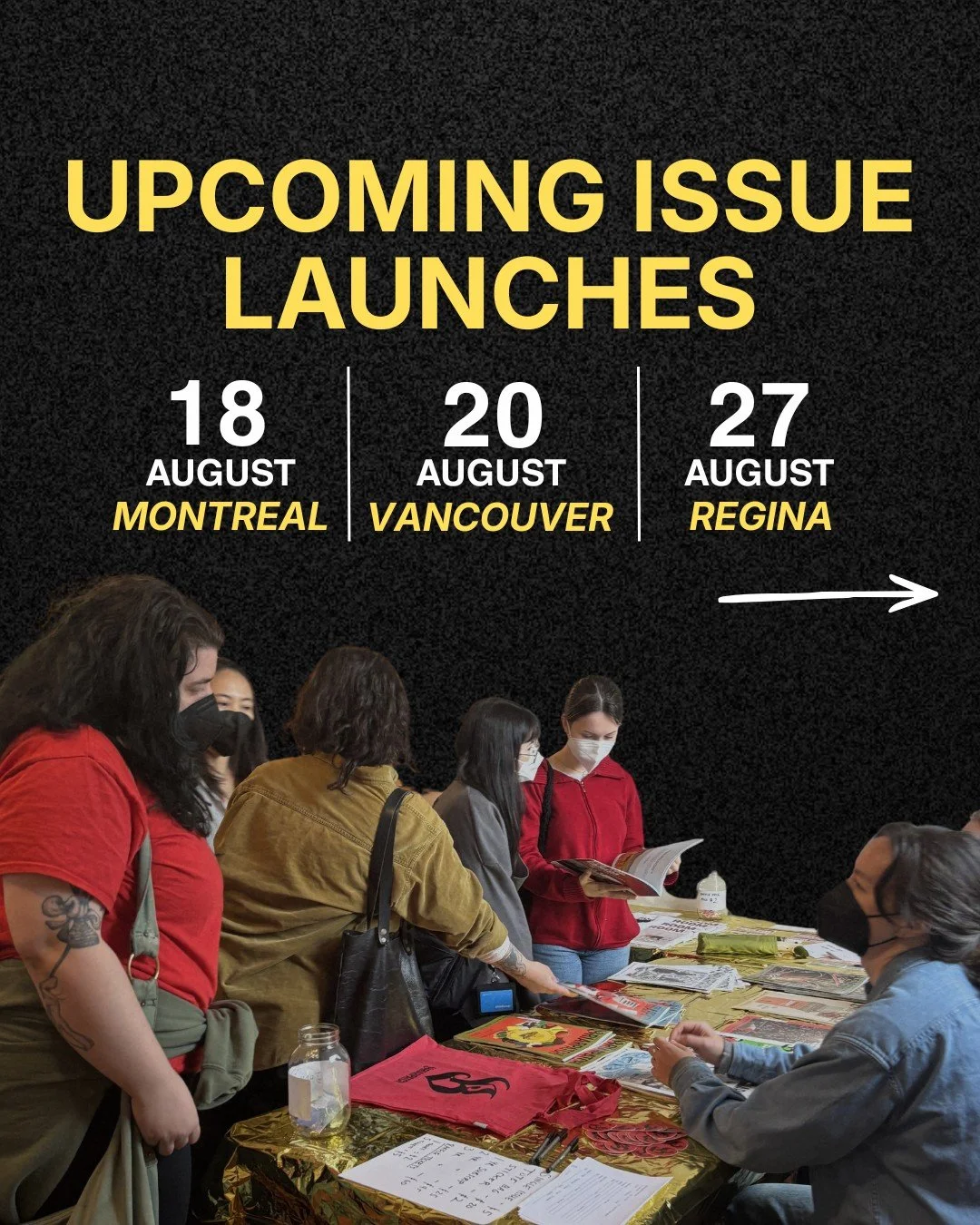 The Briarpatch team is coming to a city near you! 

Over the next few weeks, we will be hosting launch events for our special edition Housing Justice Issue in Montreal, Vancouver, and Regina.

Swipe to learn more and register at the link in our bio.