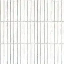 Close-up of white vertical blinds.