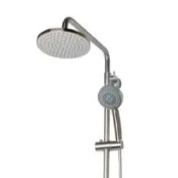 Shower head with adjustable hose and handheld attachment