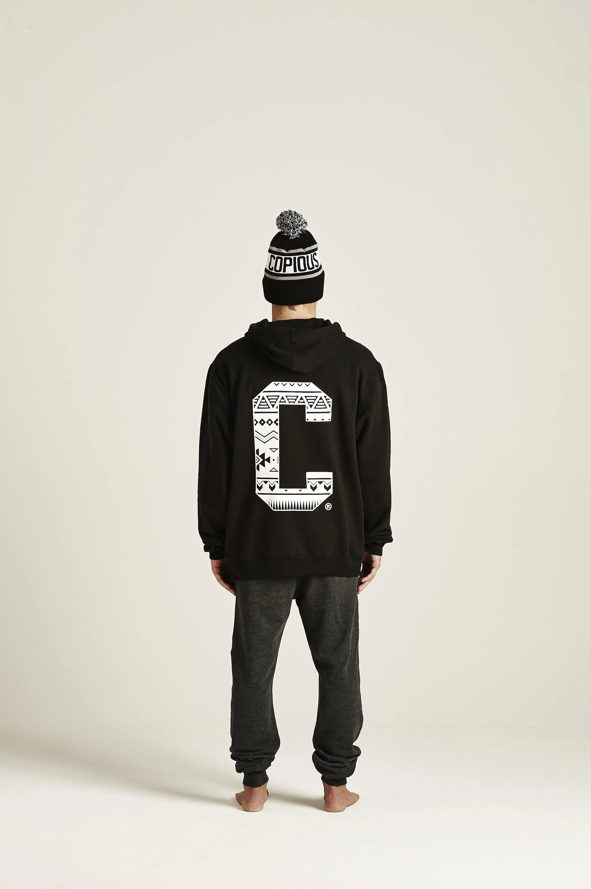 Aztec Hoodie shot for Manual Magazine ad, Winter 2014. Wayne Tate Studio
