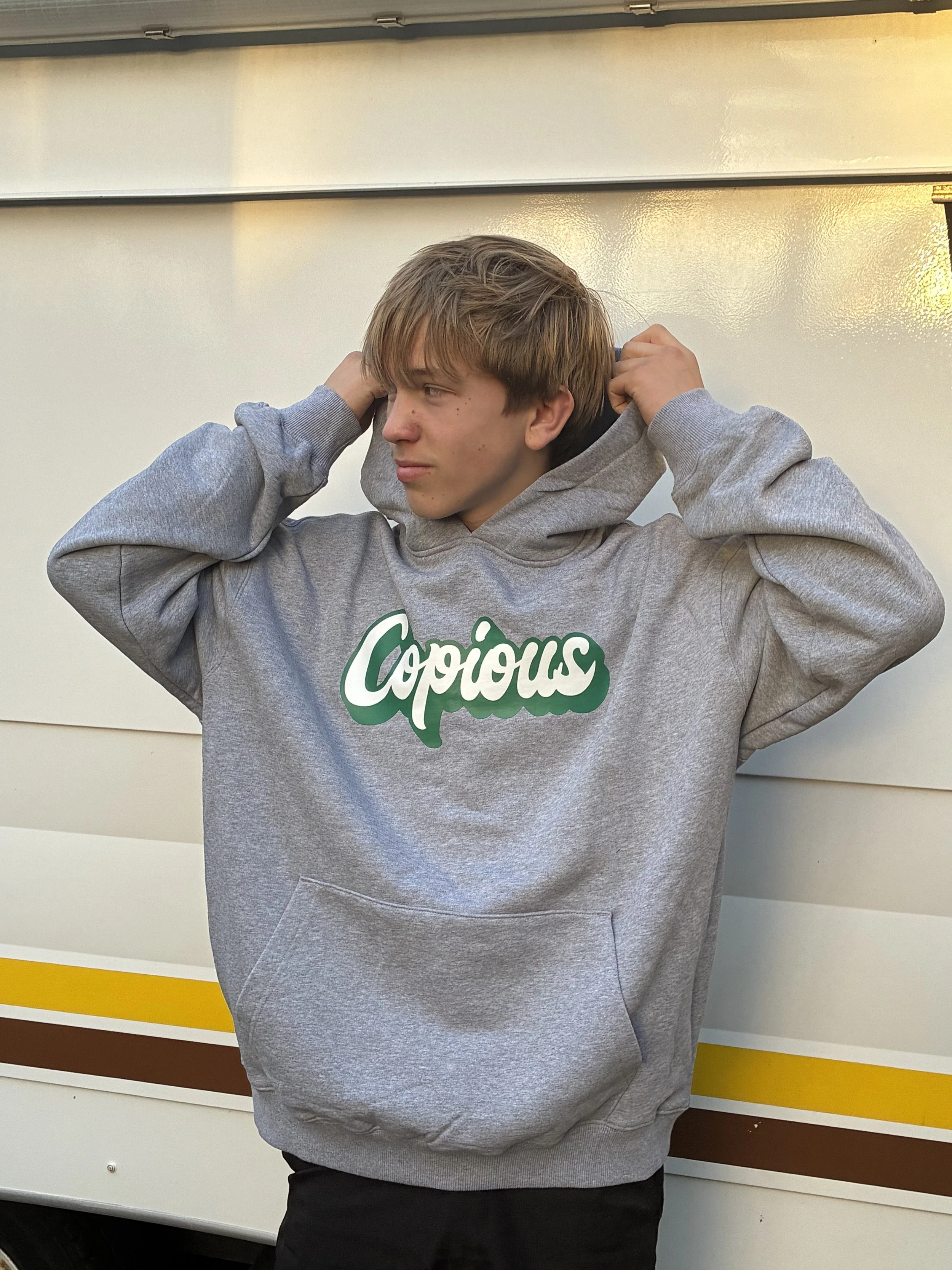 JT Hoody - Grey Marle