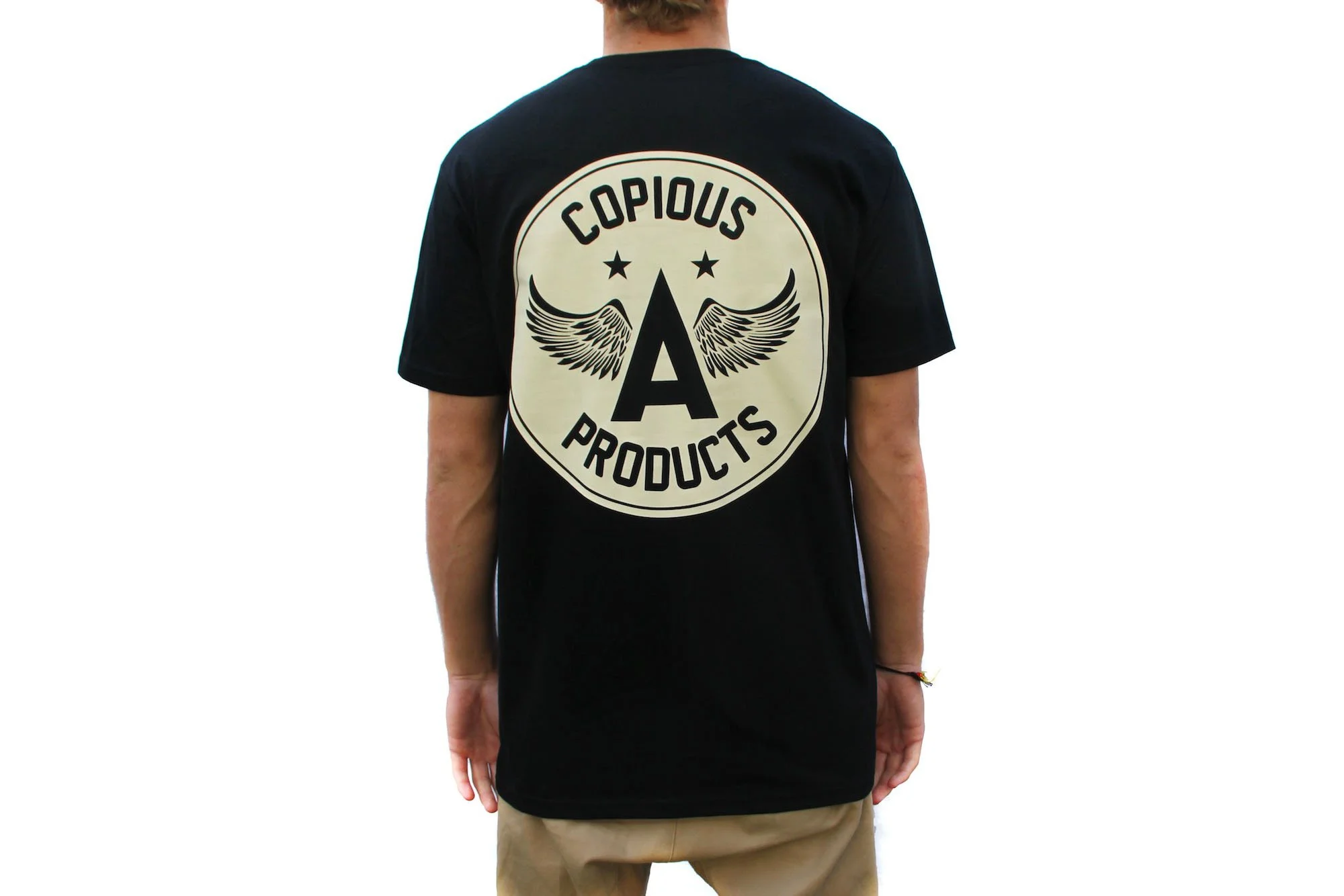 Copious "A" tee -Winter 2013. Image Wayne Tate in studio