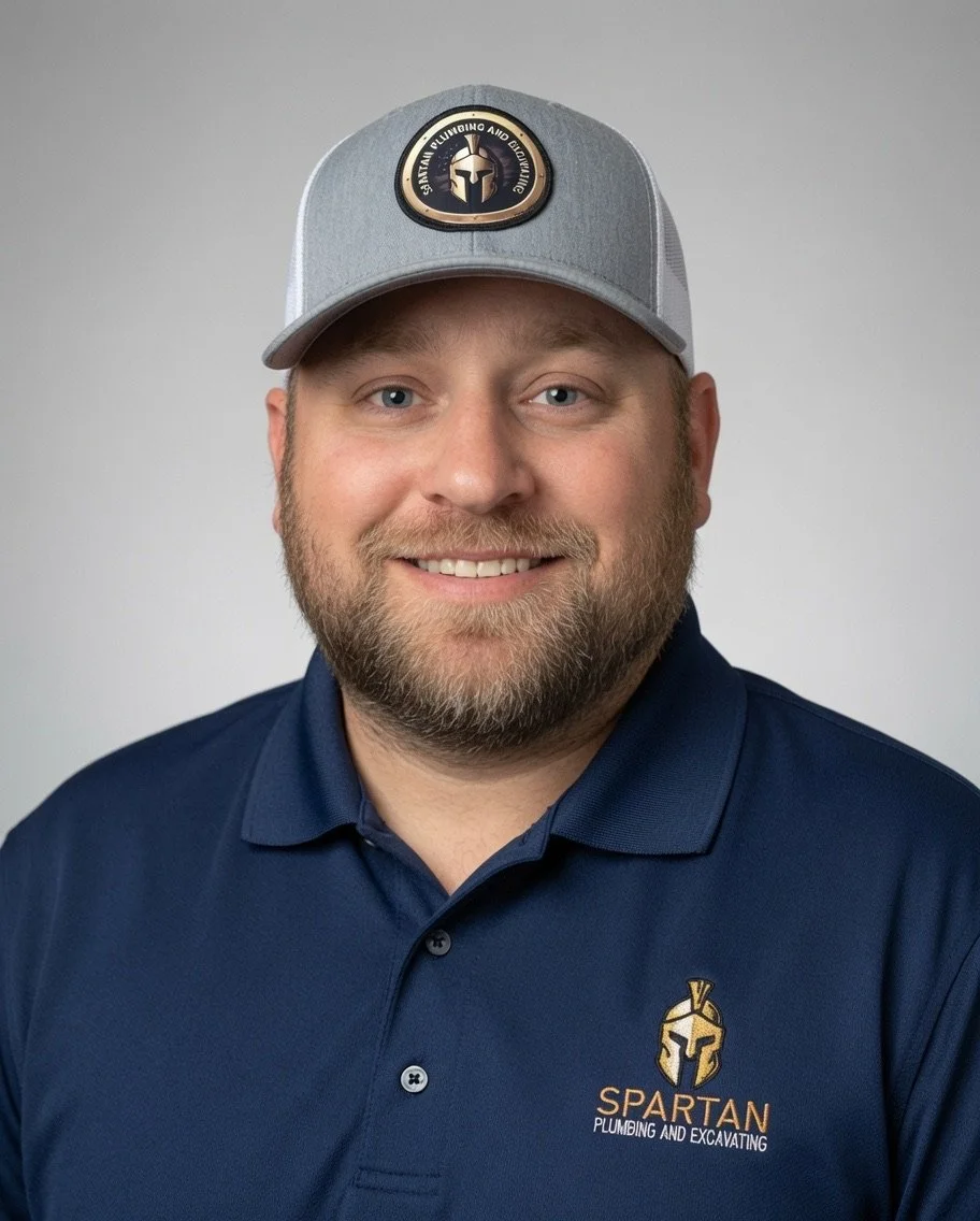 Kyle Eversole, owner and licensed Master Plumber at Spartan Plumbing & Excavating in Northern Kentucky