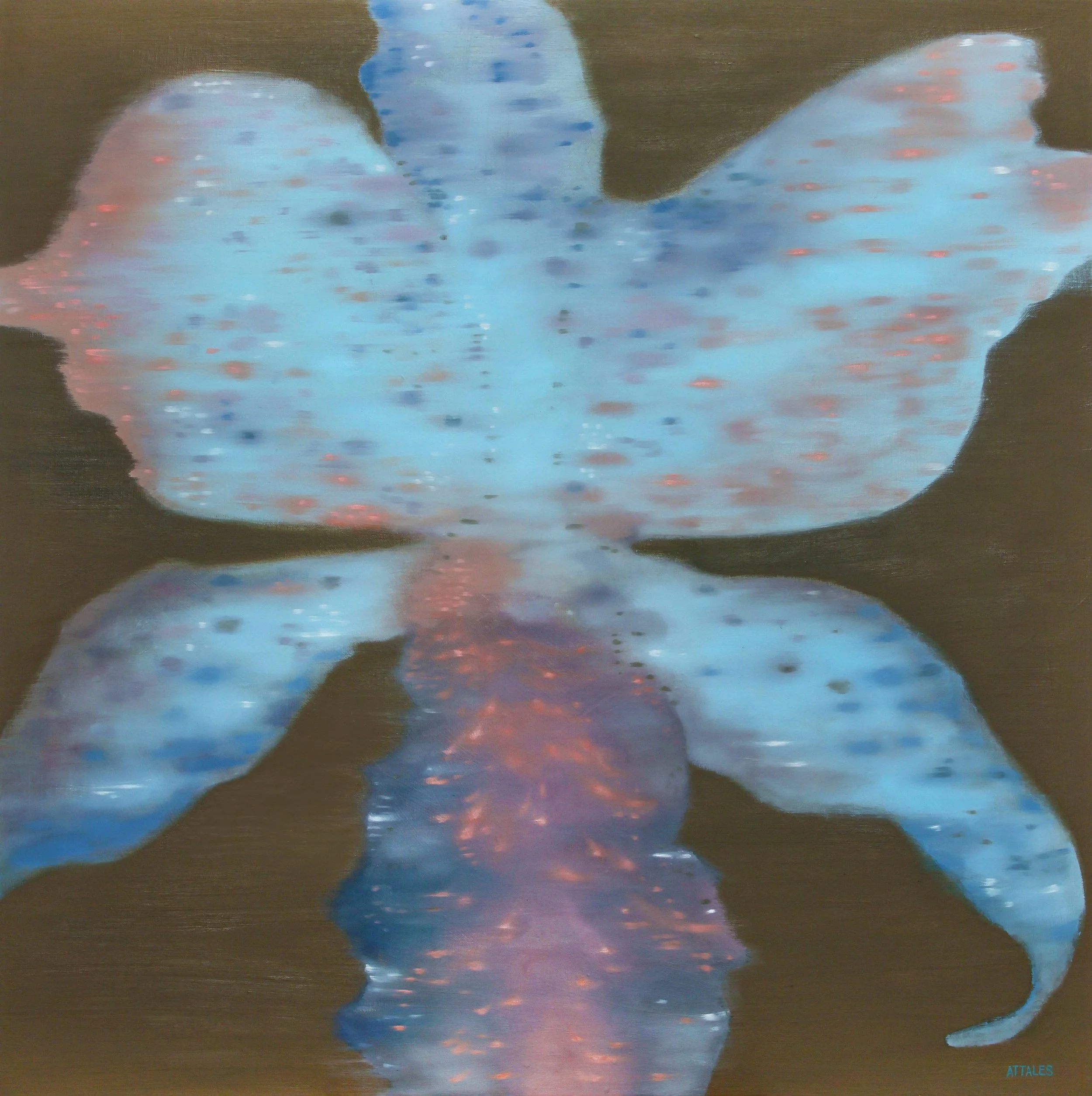 Blue Charolette Print