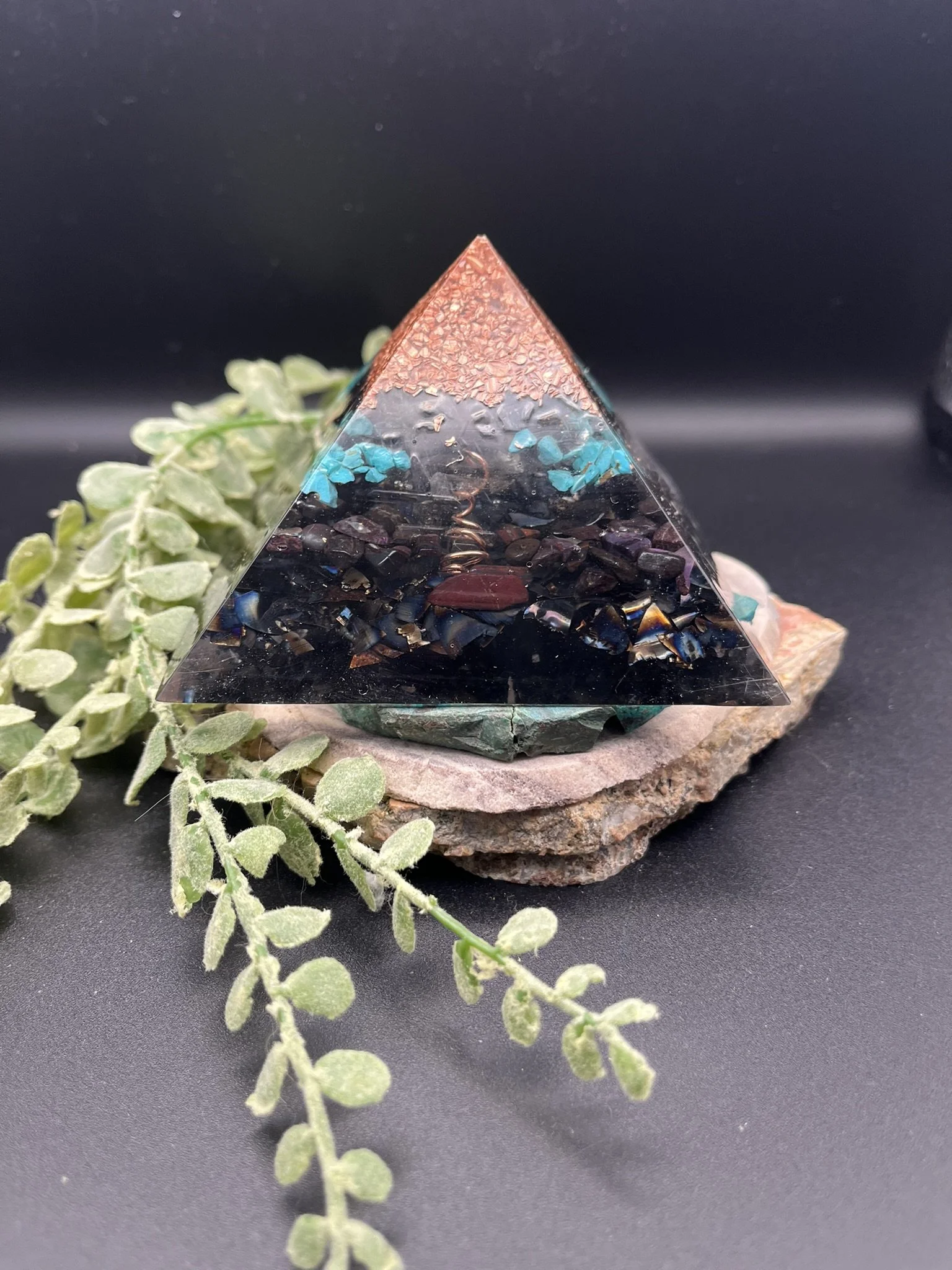 #1- 10 cm Orgonite Pyramid