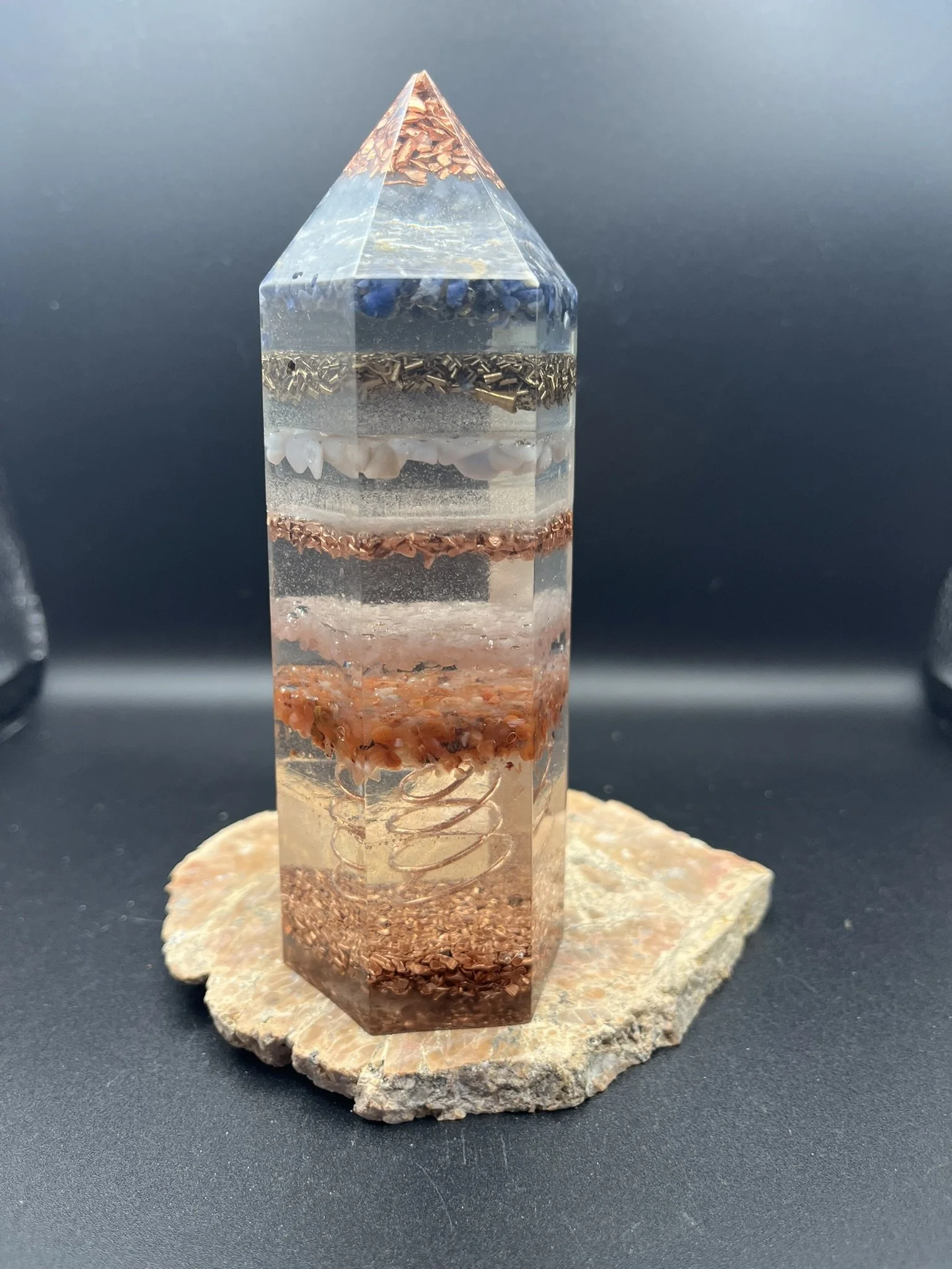 #36- 14.6 cm Orgonite Tower