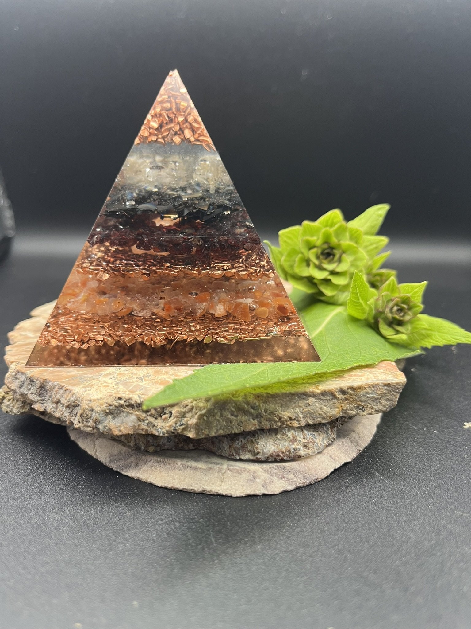 #45- 8 cm Orgonite Pyramid